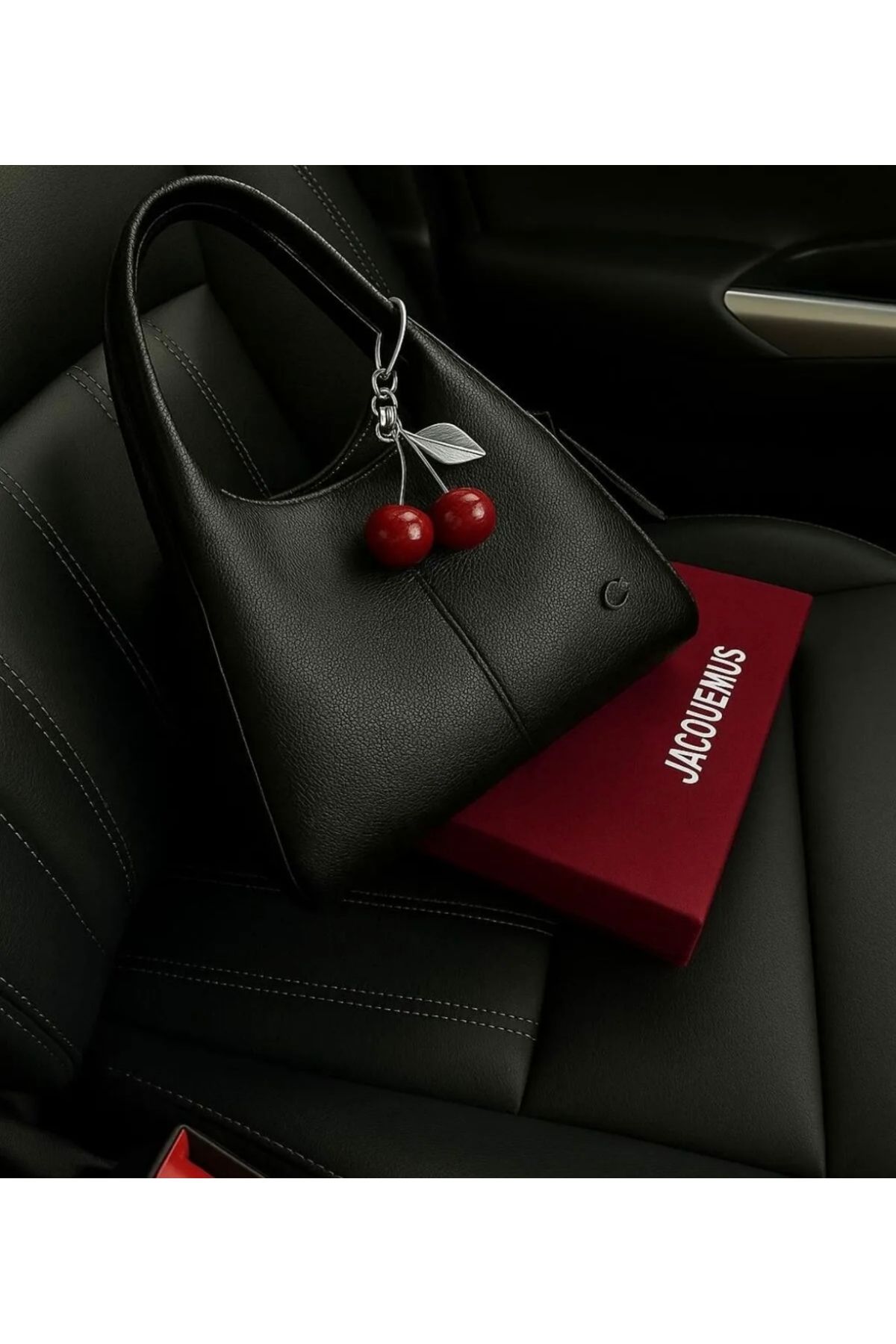 BAŞAK BAGS Çanta Charm Cherry