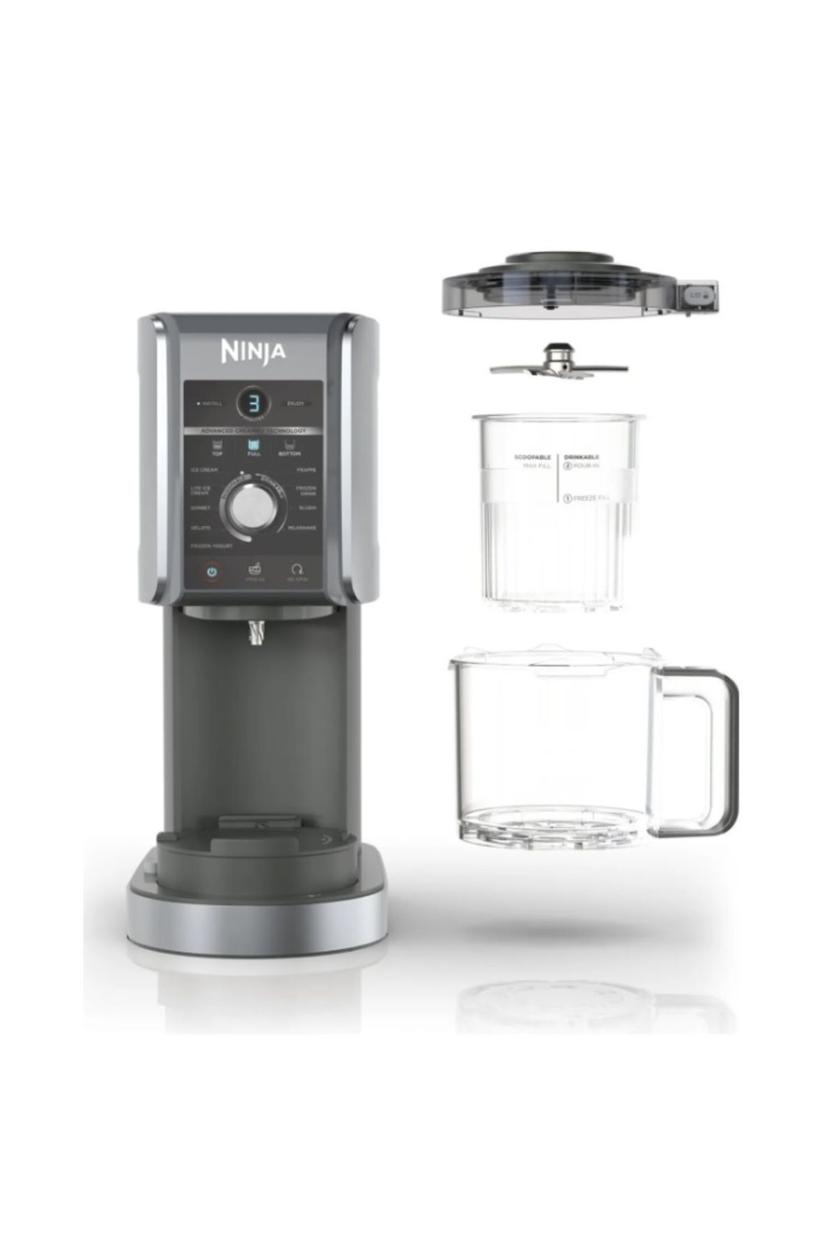 NINJA Creami Deluxe 10-In-1 Dondurma ve Frozen Makinesi