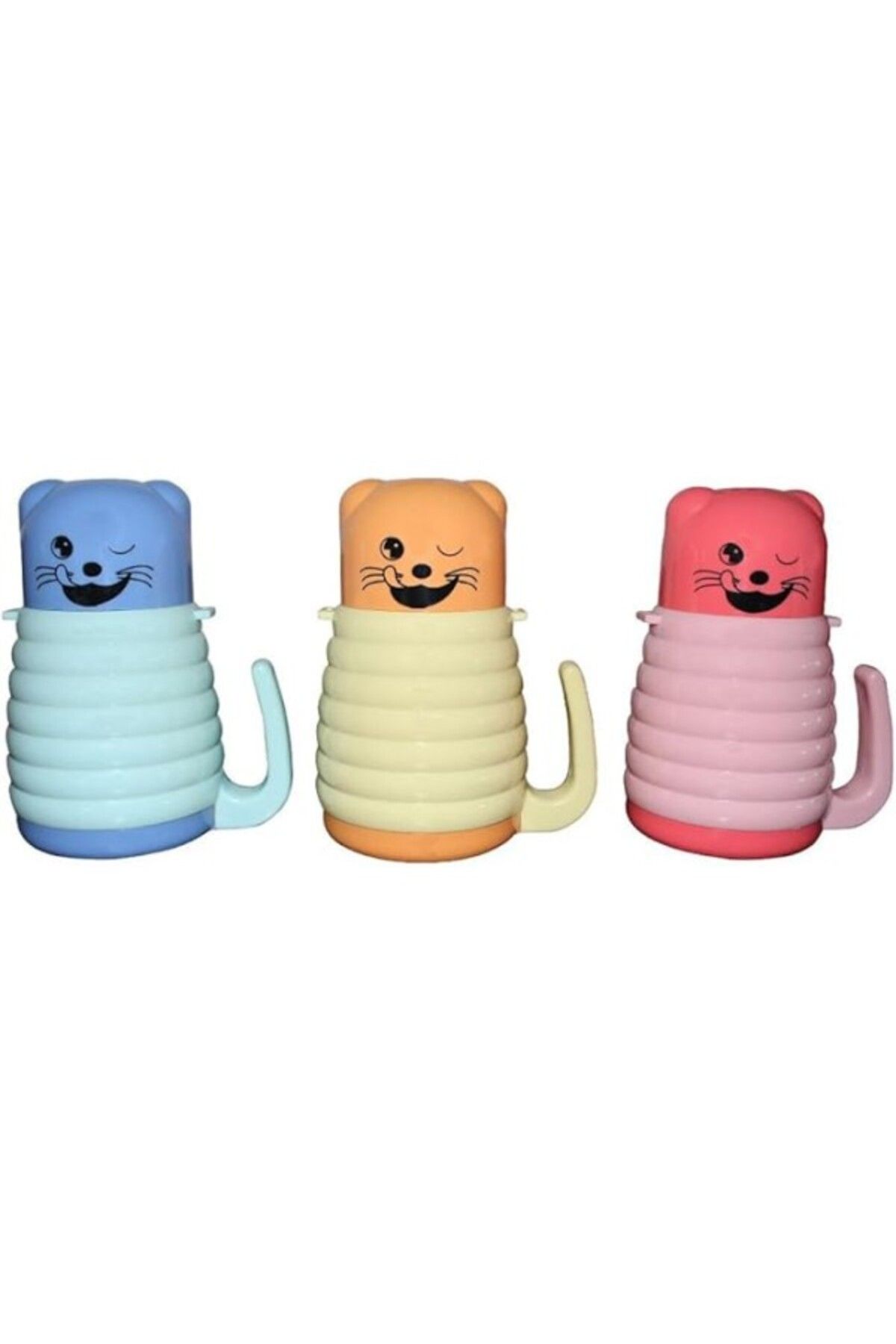 ShopZum Andoutdoor 200339 Termos, Unisex, Mavi/Turuncu/Pembe, Tek Beden