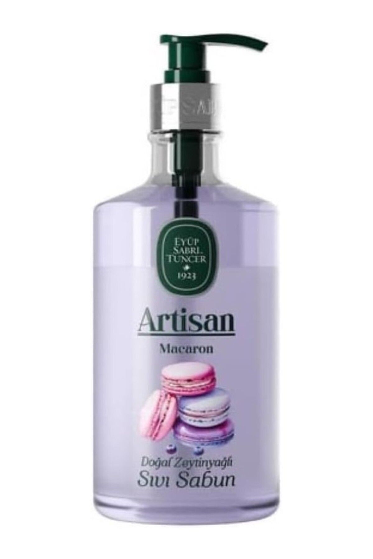 ShopZum Eyüp Sabri Tuncer Artisan Doğal Zeytinyağlı Sıvı Sabun-Macaron 600 Ml