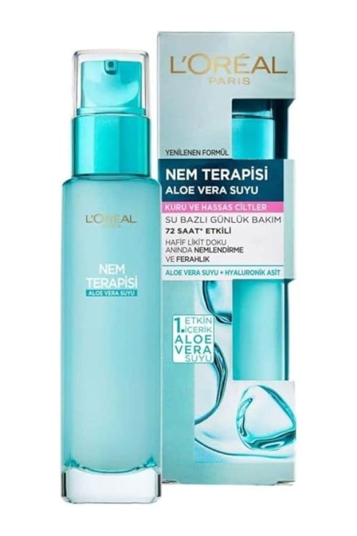 ShopZum L’Oréal Paris Nem Terapisi Aloe Vera Suyu Kuru Ve Hassas Ciltler Krem 70 Ml