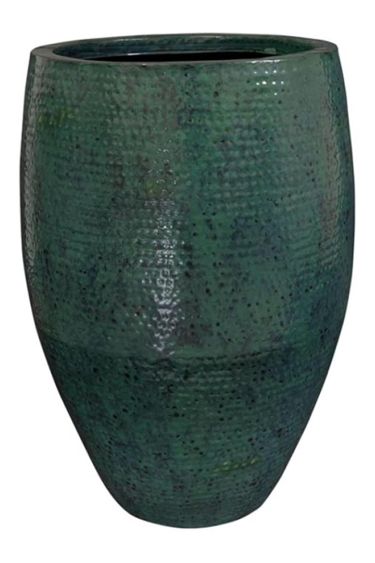 ShopZum Ter Steege Thom Mavi Metal Yüksek Saksı 62X88Cm
