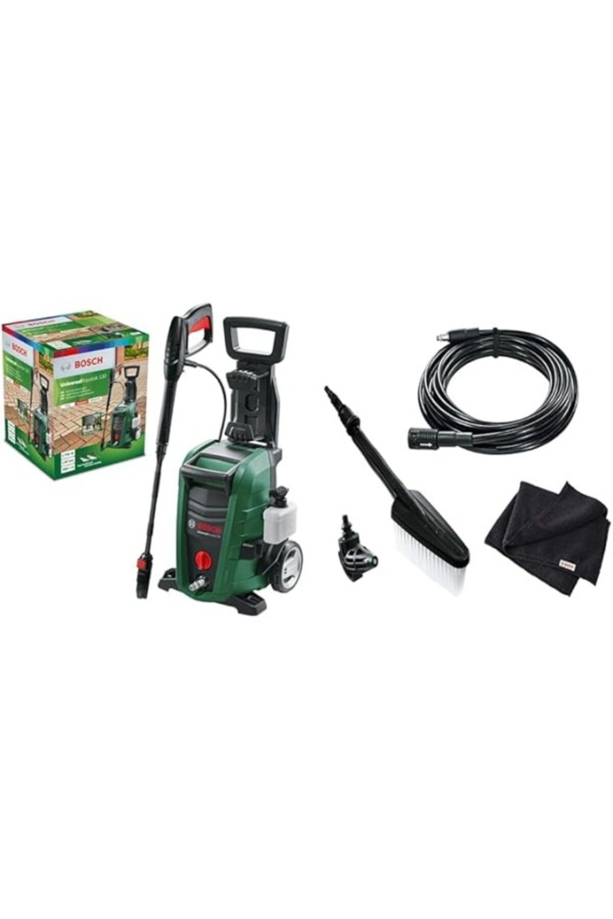 ShopZum Universalaquatak 130 Yüksek Basınçlı Yıkama Cihazı & Araç Yıkama Kiti