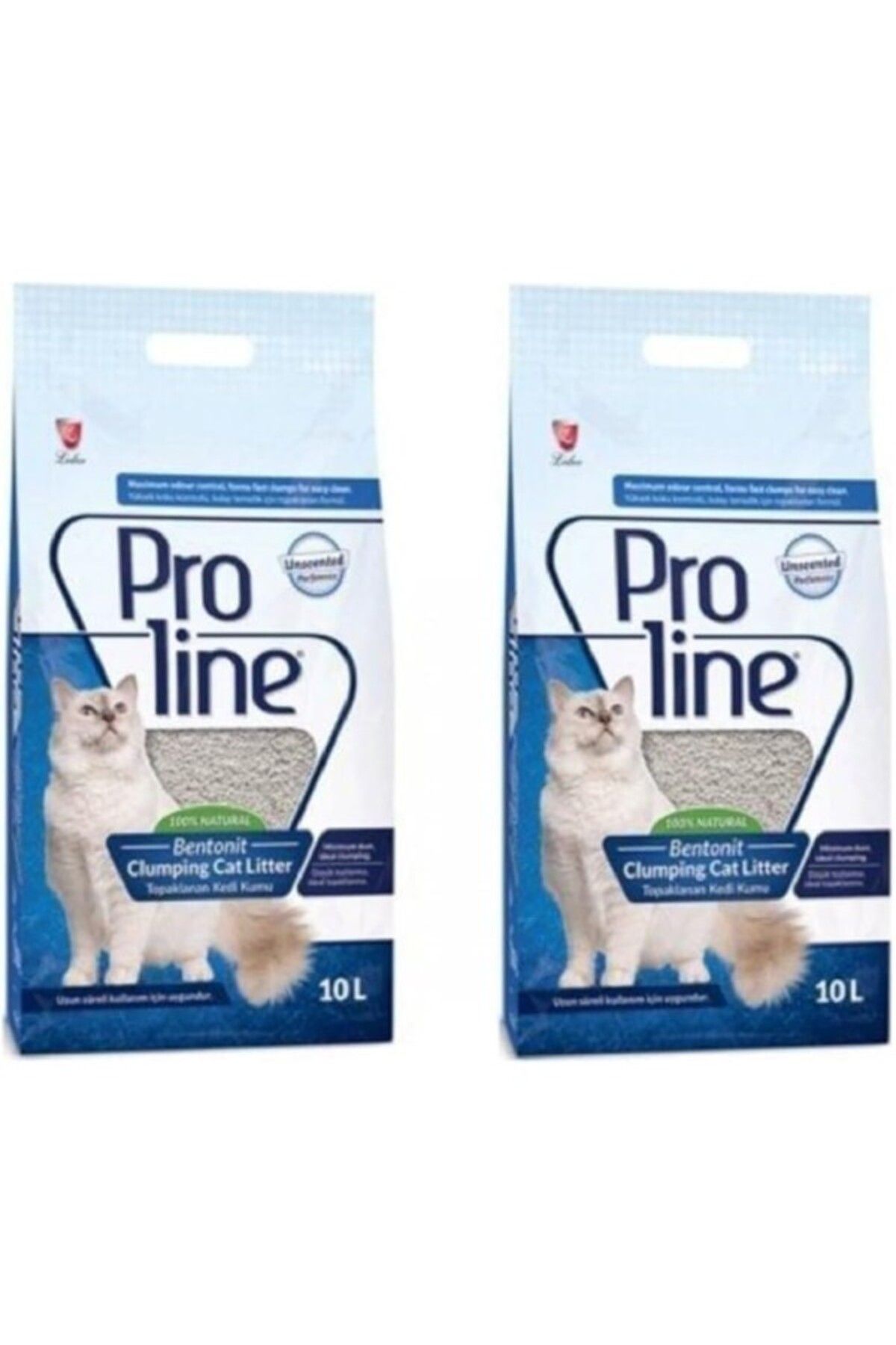 ShopZum Pro Line Parfümsüz Topaklanan Ince Taneli Kedi Kumu (2 X 10 LT)