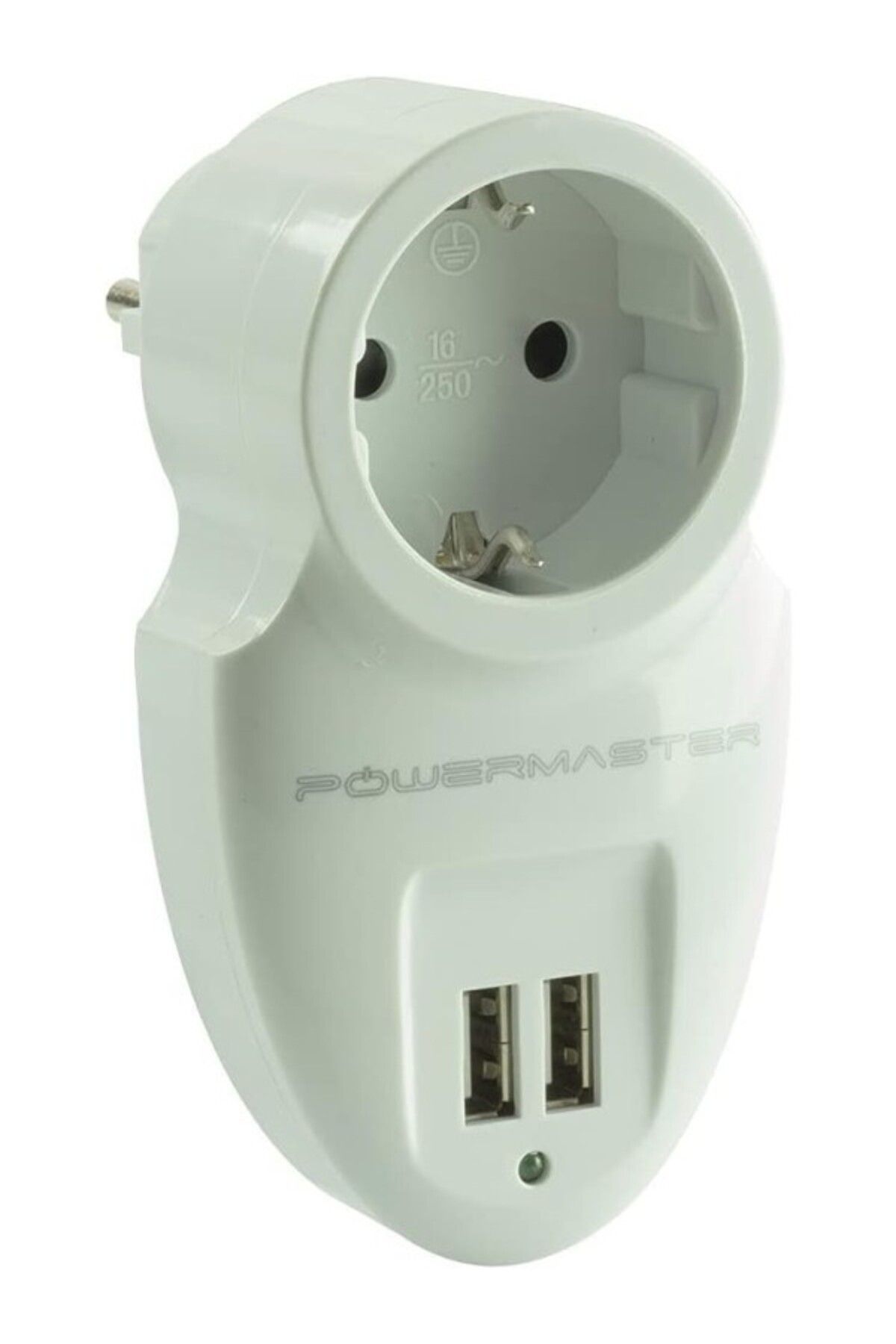 ShopZum 16A-3500W Çift Usbli Tekli Akim Korumali Priz (79 X 155 Mm)
