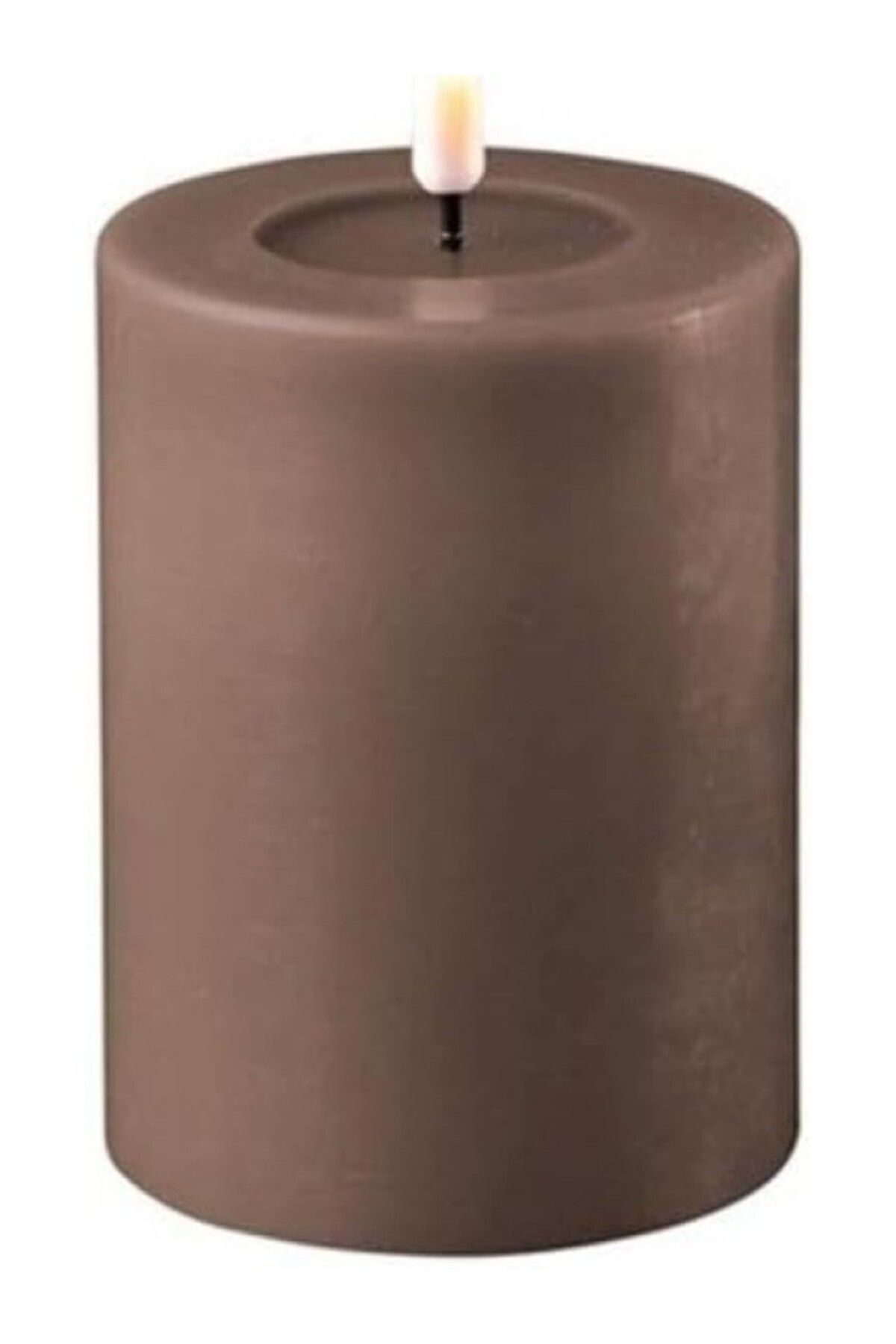 ShopZum Deluxe Homeart Moka Led Mum Kahverengi 7,5X10 Cm De Rf-0095