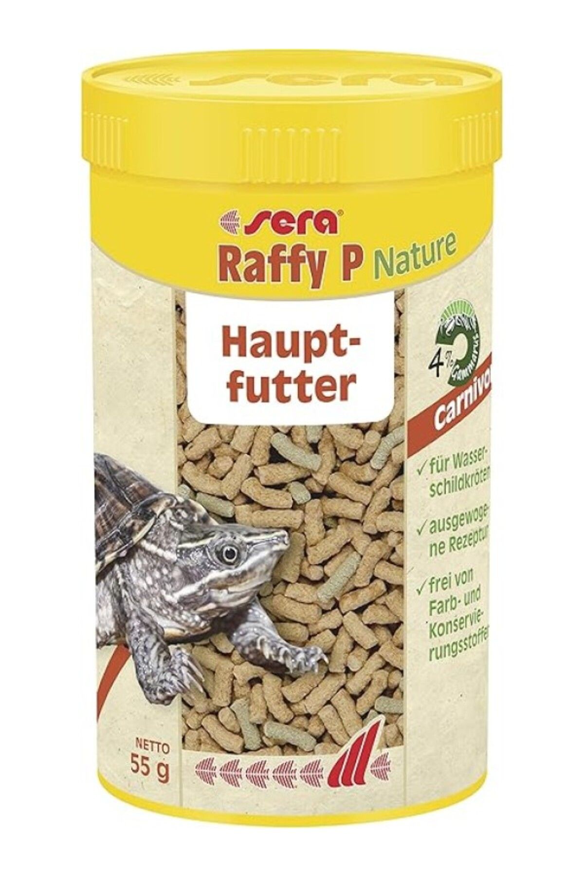 ShopZum Sera Raffy P Kaplumbağa Ve Sürüngen Yemi 250 Ml - 50 Gr