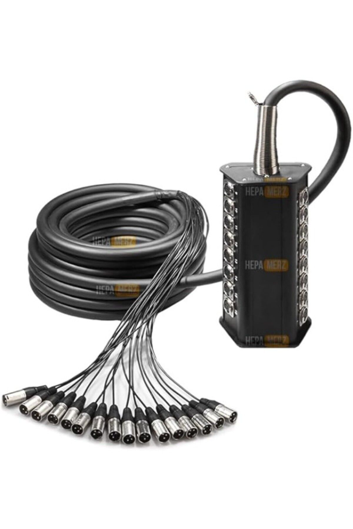 ShopZum Hepa Merz Stage-16C-20M 16 Kanal 20 Metre Multicore Kablolu Hazır Stage Box