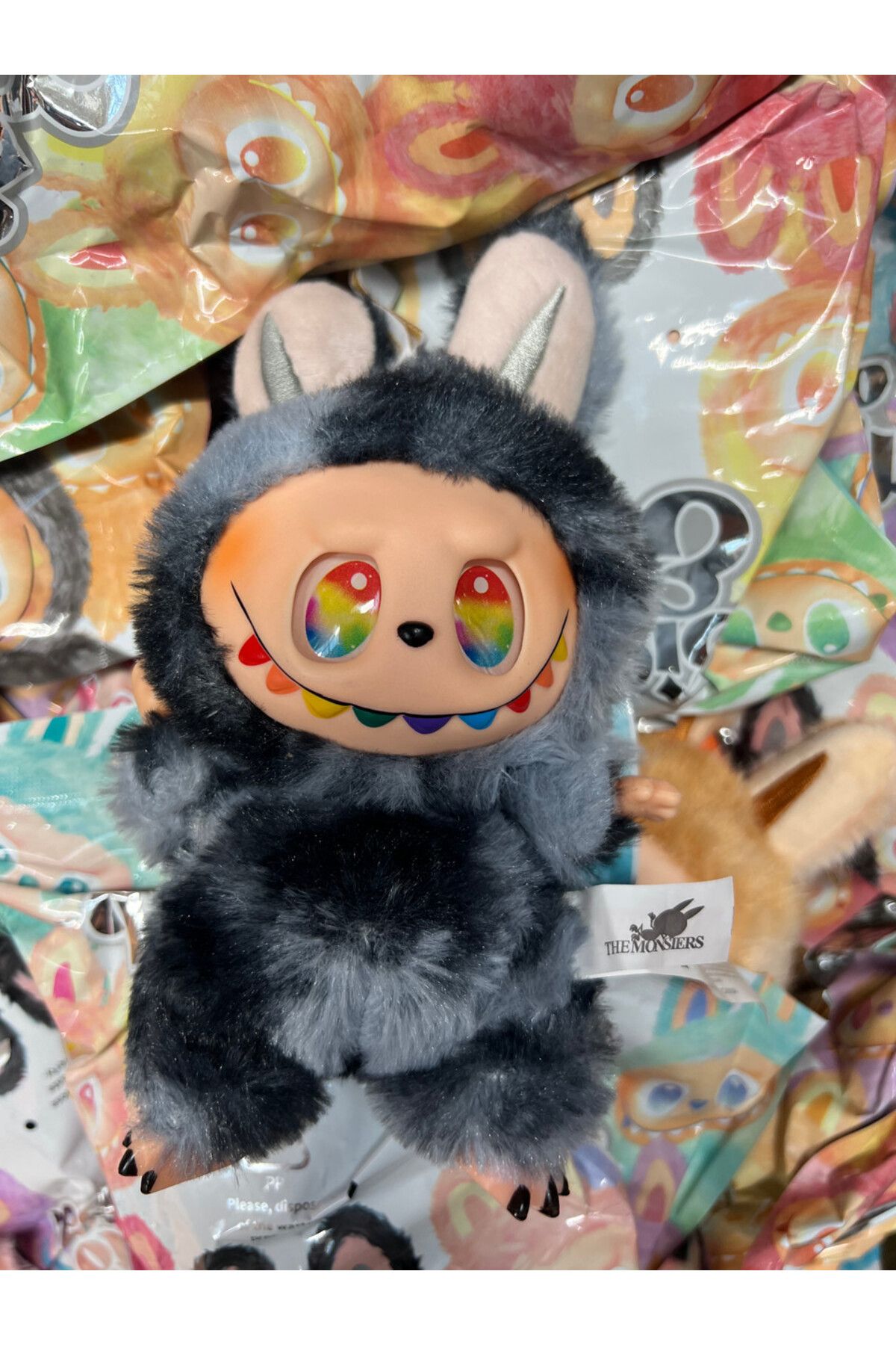 JPT-Labubu Blindbox Big Into Energy Plush Keychain 6