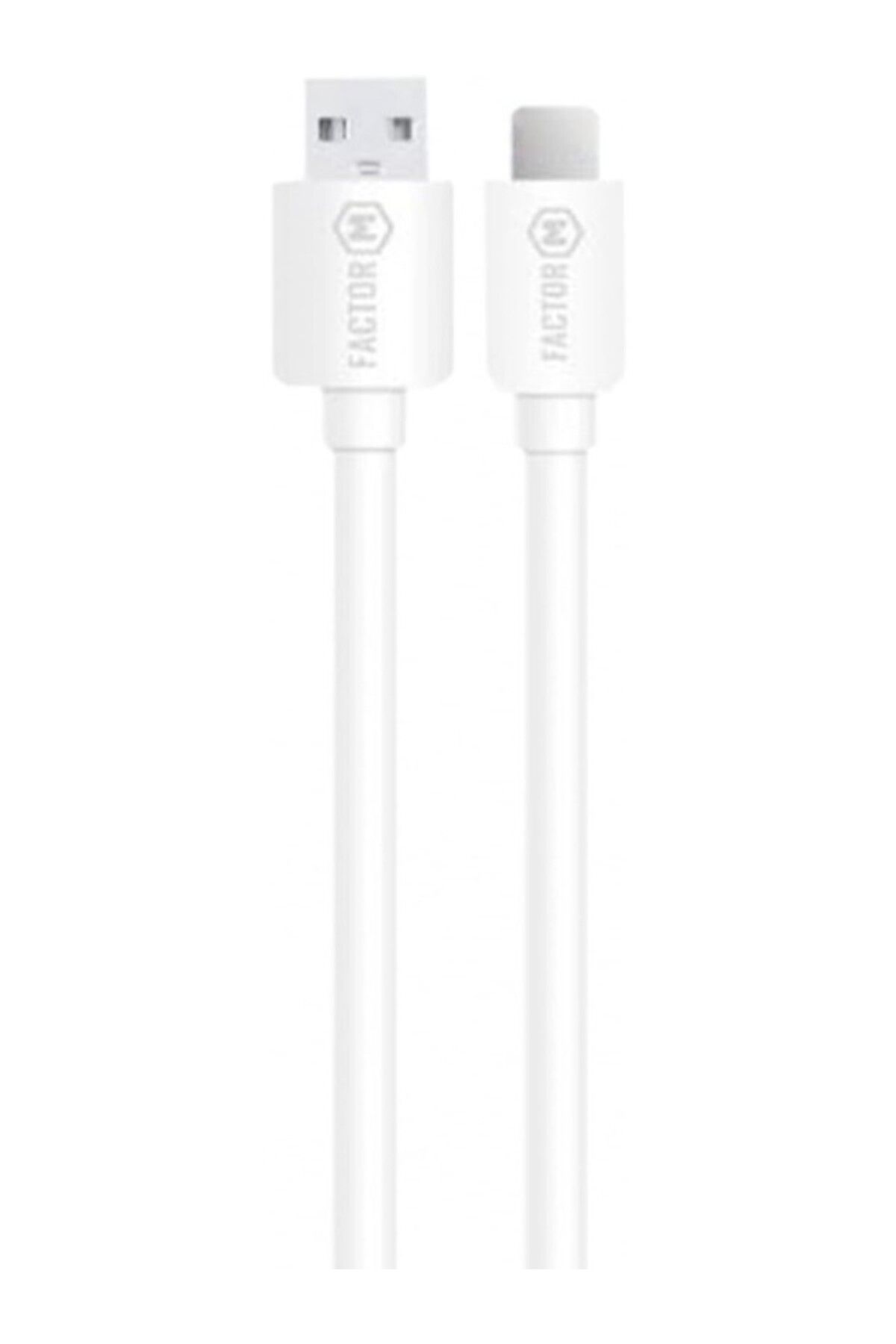 ShopZum Factor M Type-c Data Ve Şarj Kablo 2.4a 1m Beyaz (FMTDTBYZ)