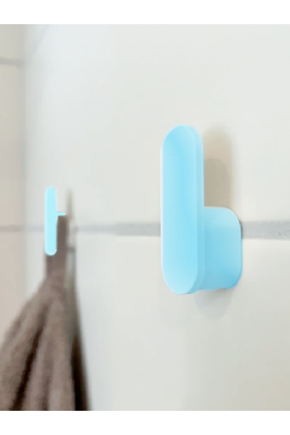 GLAM DEKORASYON Minimal Modern Askılık 3lü Havluluk Banyo Havlu Bornoz Antre Mont Ceket Çok Amaçlı Vidalamalı 6 cm