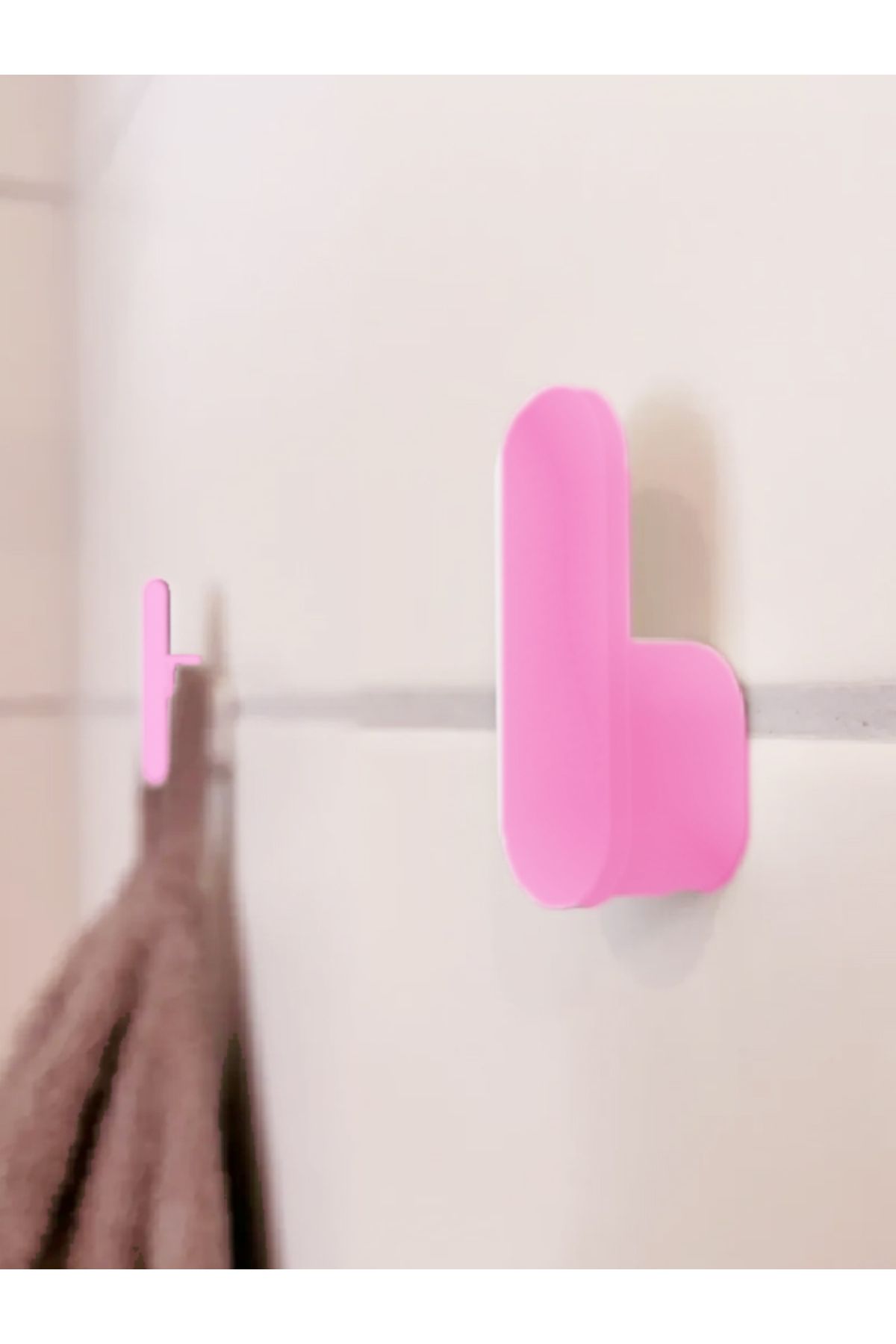 GLAM DEKORASYON Minimal Modern Askılık 3lü Havluluk Banyo Havlu Bornoz Antre Mont Ceket Çok Amaçlı Vidalamalı 6 cm