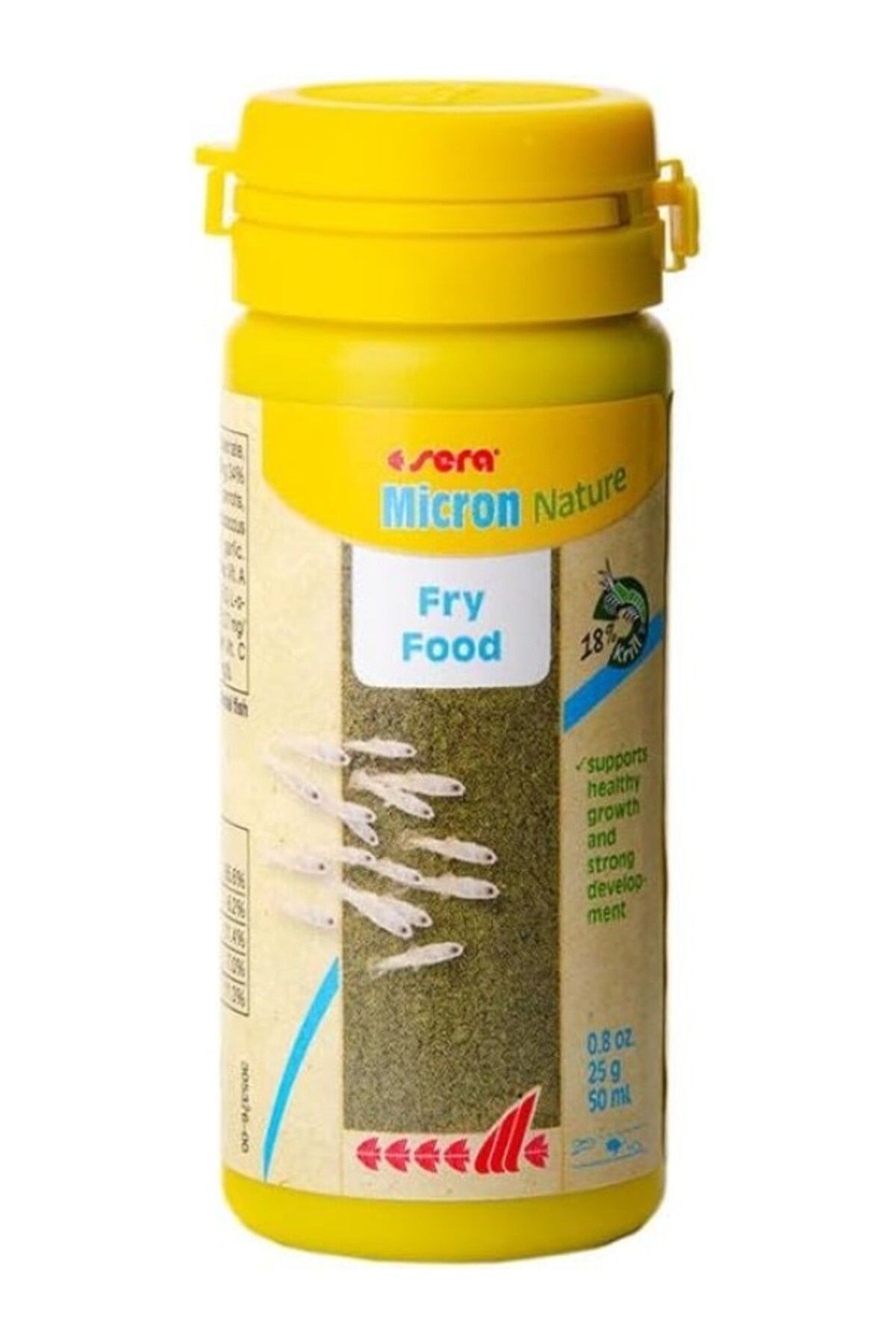 ShopZum Sera Micron Nature 50 Ml (25 G) – Zoo (%18 Krill) Ve Fitoplankton (%51 Spirulina), Genç Balık Yemi