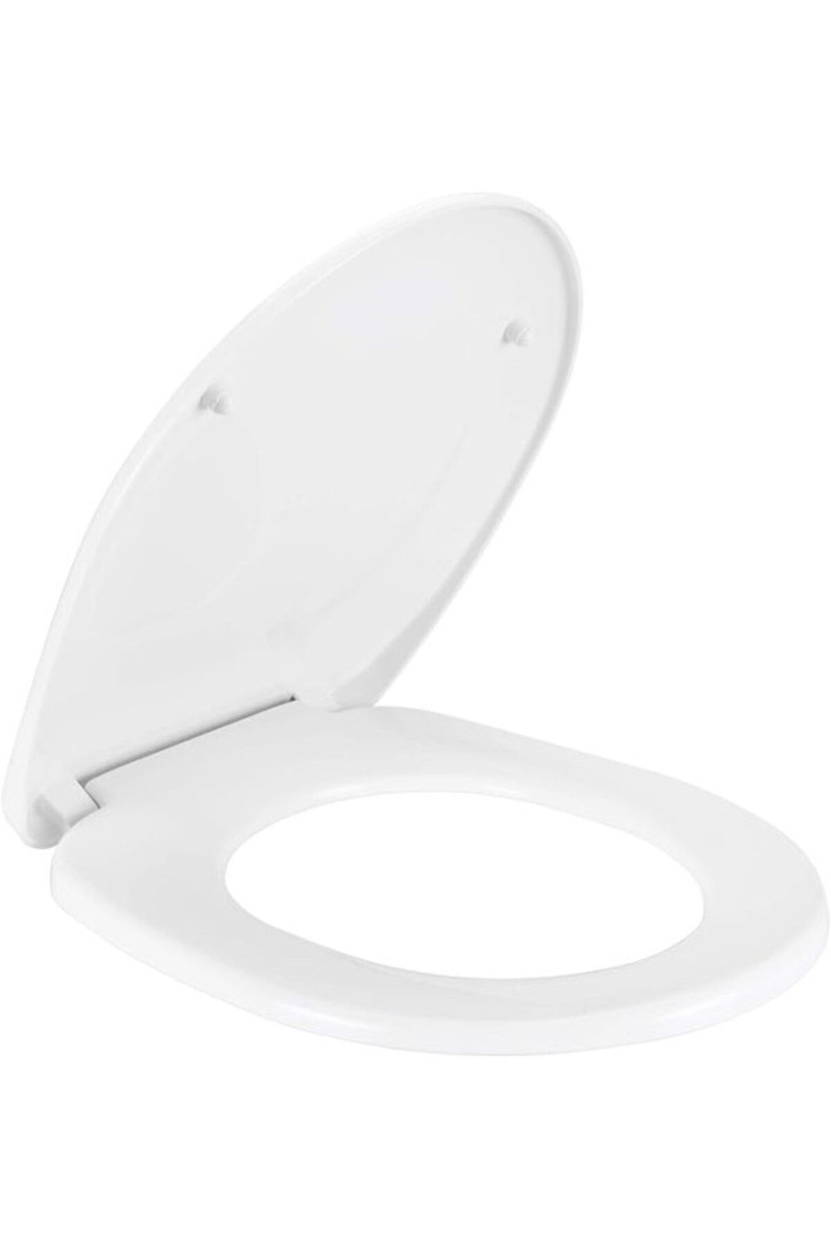 ShopZum Vitra S20 Round 109-003-909 Universal Klozet Kapağı, Yavaş Kapanır, Kolay Çıkabilir, Beyaz
