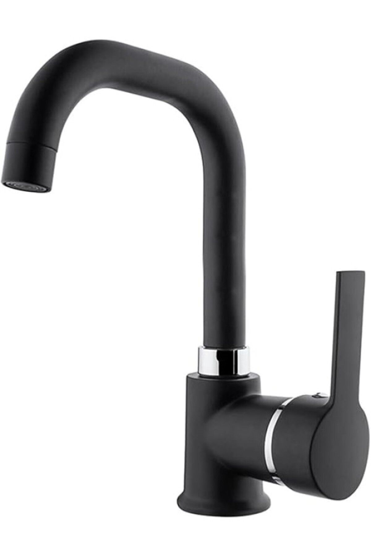 ShopZum Venita Star Siyah Lavabo Bataryası