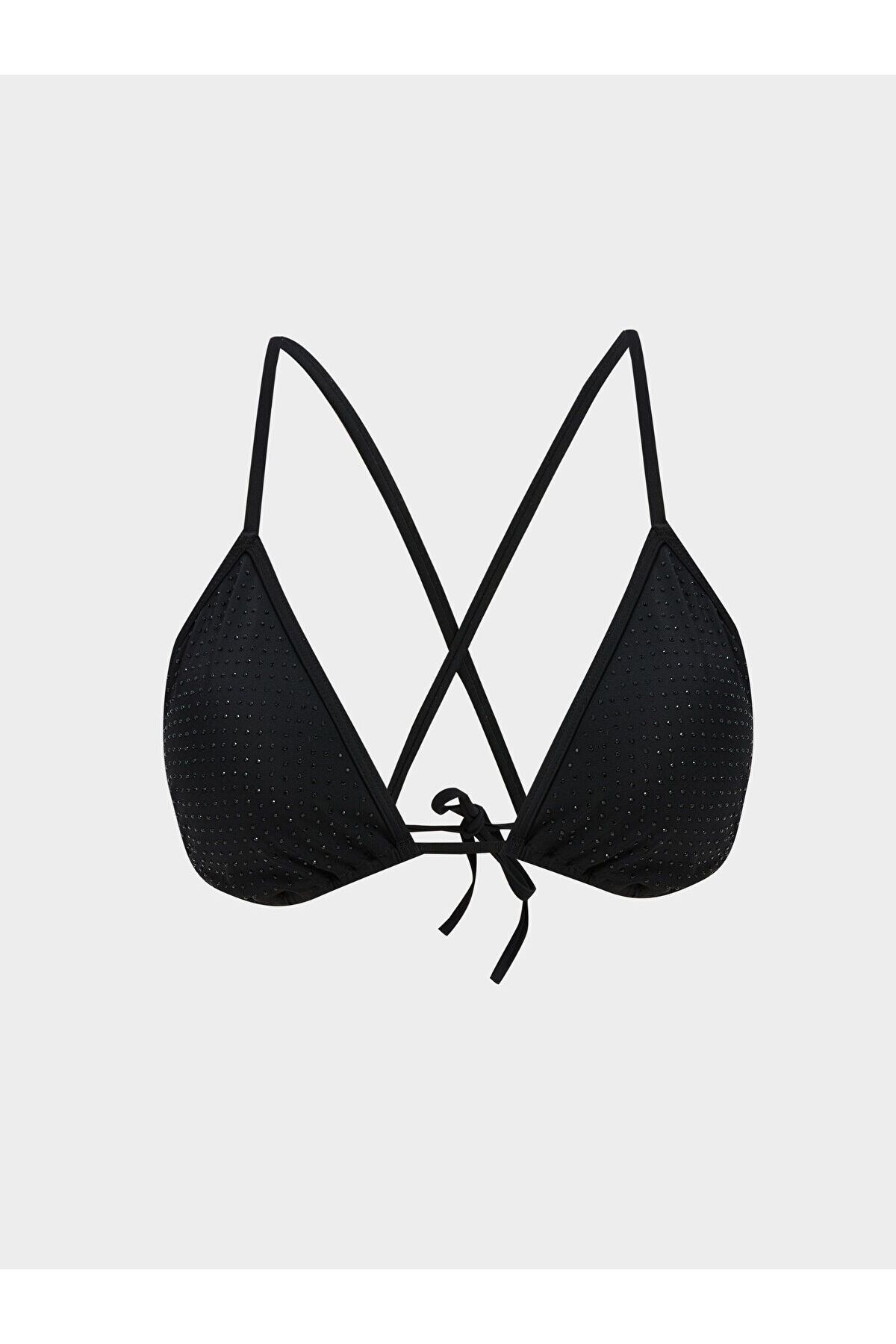 LC Waikiki Parlak Taşlı Kadın Bikini Üst