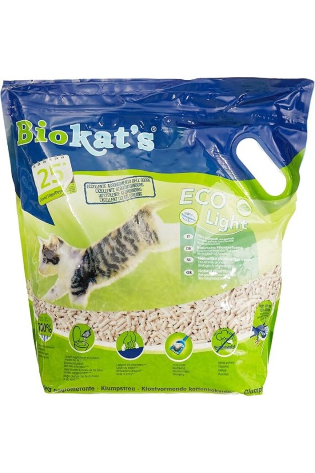 ShopZum Biokat&apos;s Pelet Kedi Kumu Eco Light 5 Lt