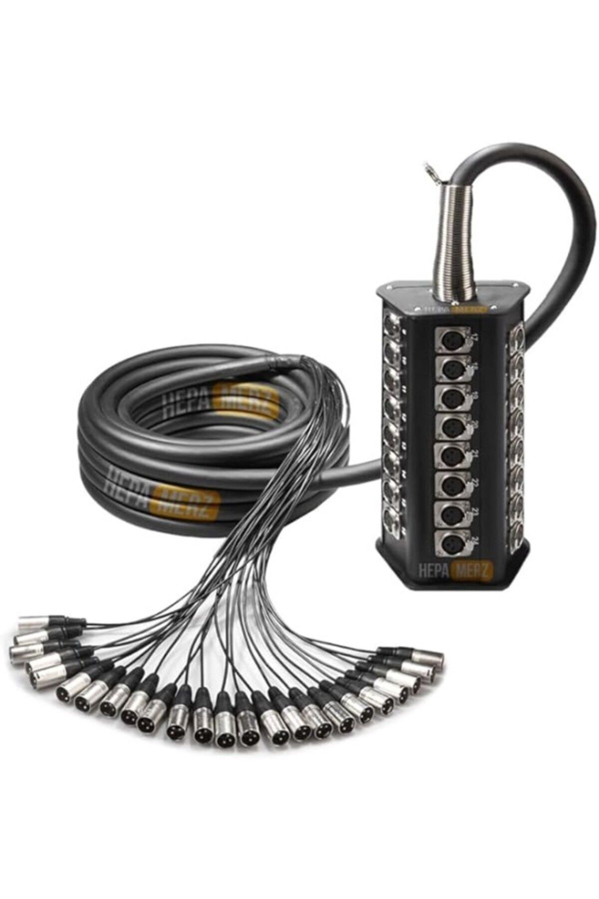 ShopZum Hepa Merz Stage-24C-10M 24 Kanal 10 Metre Multicore Kablolu Hazır Stage Box