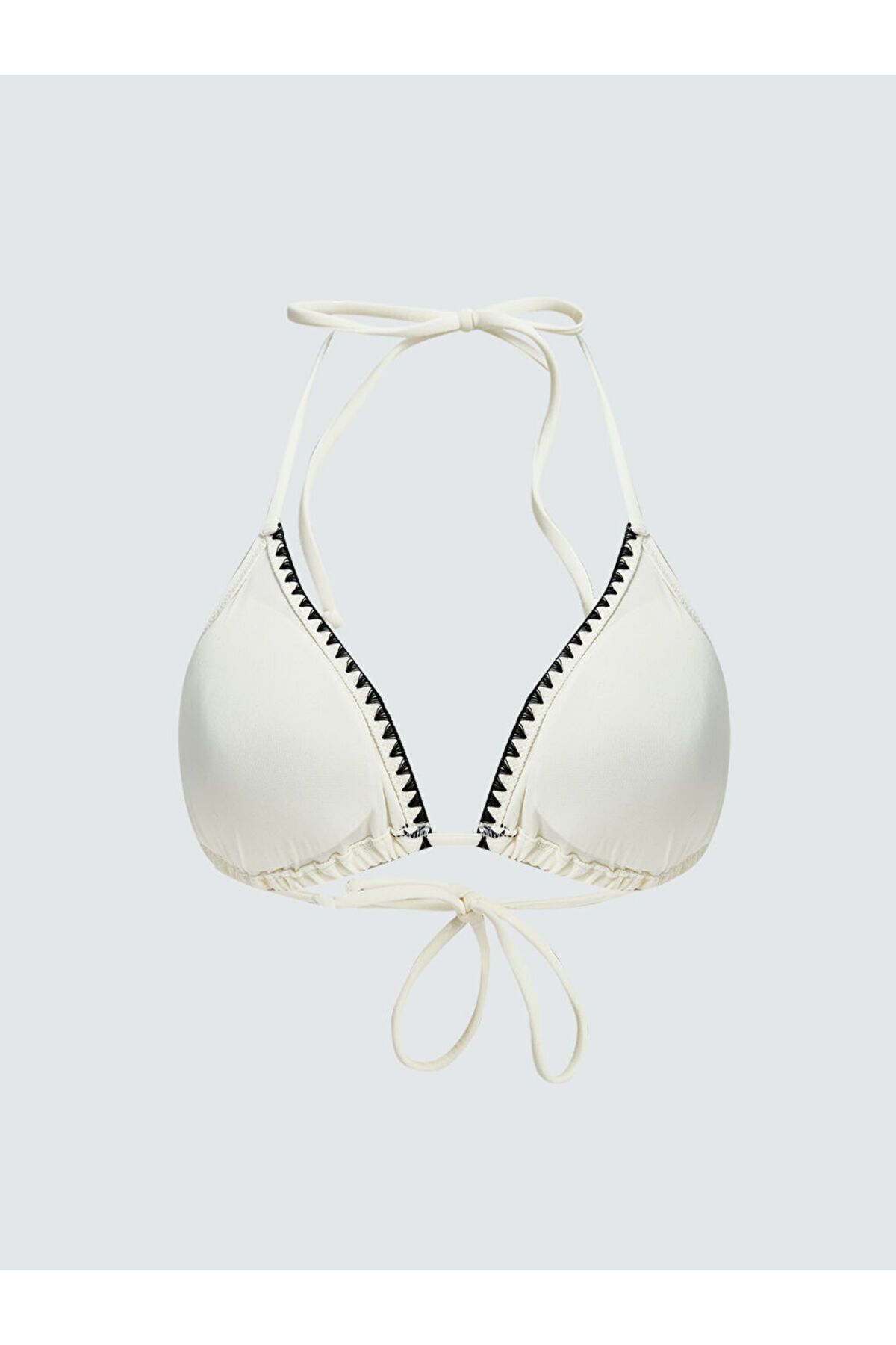 LC Waikiki LCW DREAM Ekru Nakışlı Çıkarılabilir Pedli Kadın Bikini Üst
