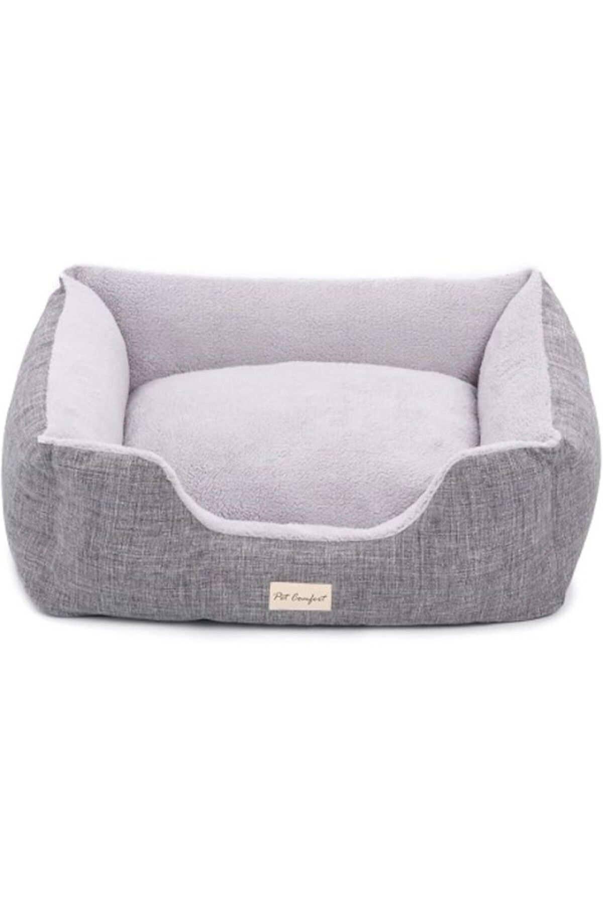 ShopZum Pet Comfort Echo Varro Gri-Gri Köpek Yatağı M 65X80Cm