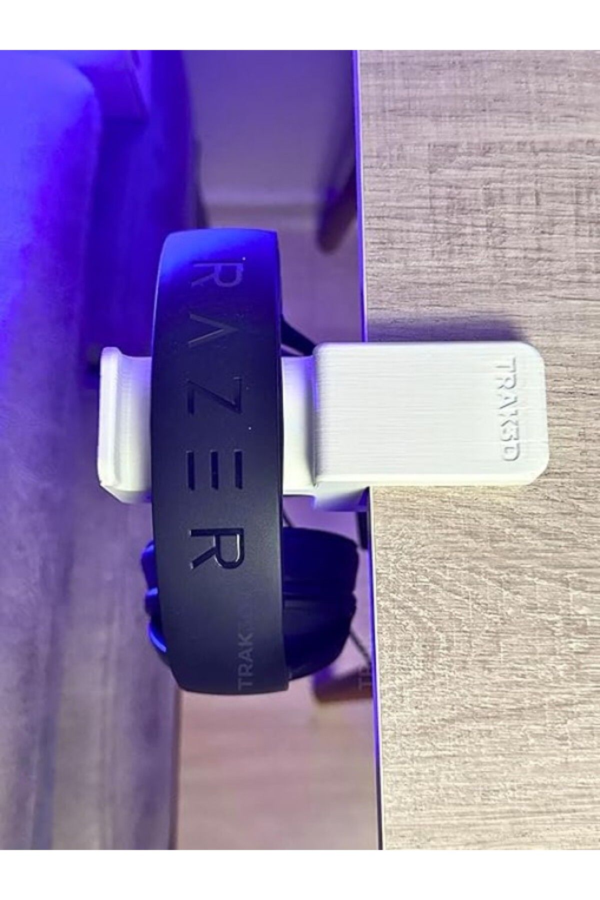 ShopZum Trak3D Premium Asılabilir Kulaklık Standı Beyaz