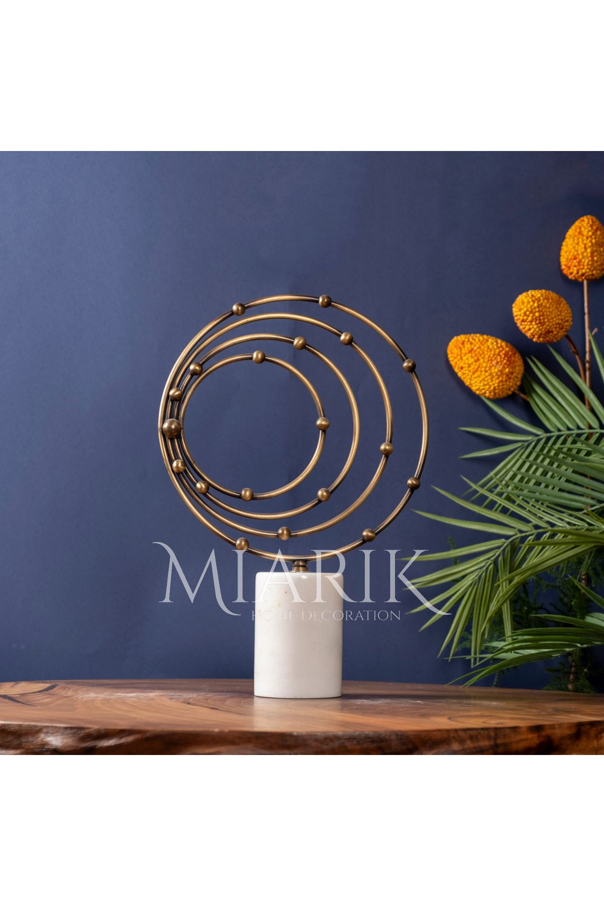 MIARIK DESIGN & DEKORASYON Dekoratif Spiral Rovelverli Tek Obje