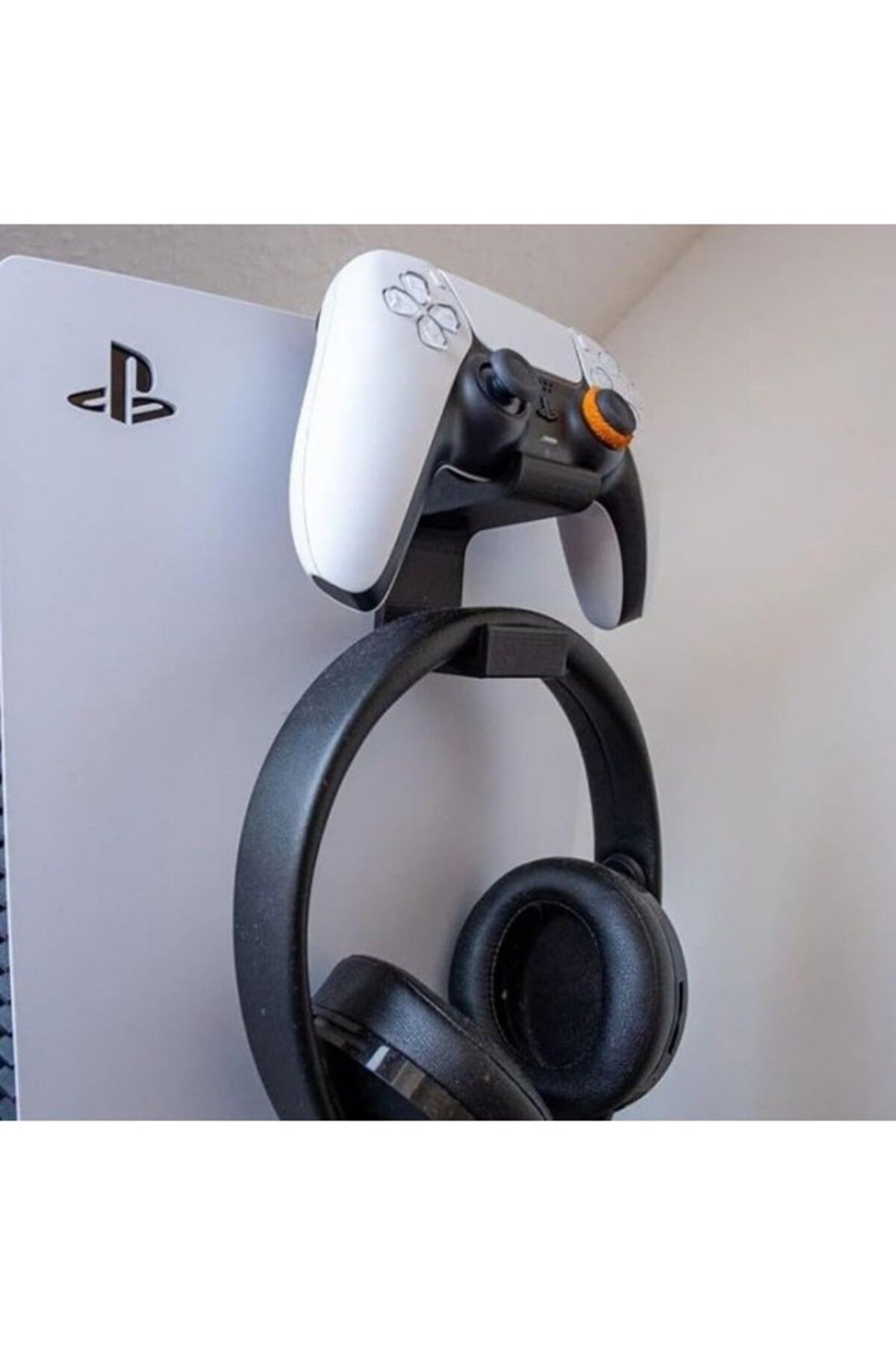 ShopZum Trak3d Ps5 Kulaklık Ve Kol Standı Sony Playstation 5 Için, Siyah