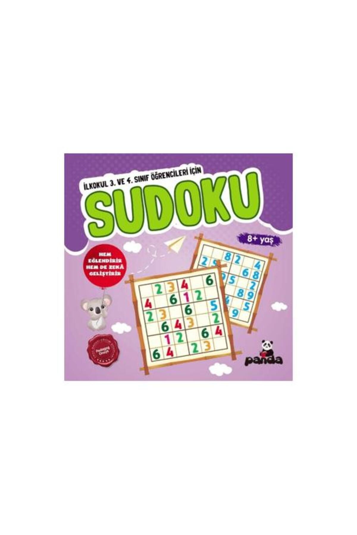 Beyaz Panda Yayınları Sudoku 8+ Yaş İlkokul 3. ve 4. Sınıf Öğrencileri İçin