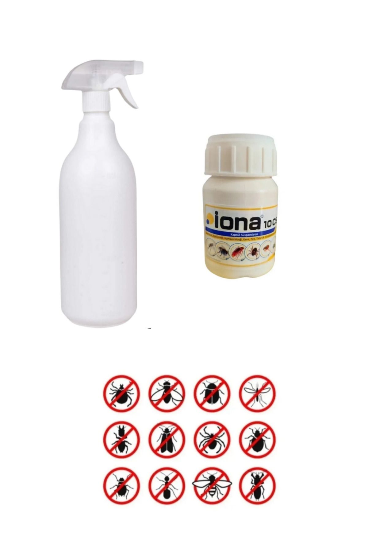 Safa Tarım İONA 10CS 50ML %9.62 Lambda-cyhalation Böcek İlacı/1Lt Fısfıs Sprey