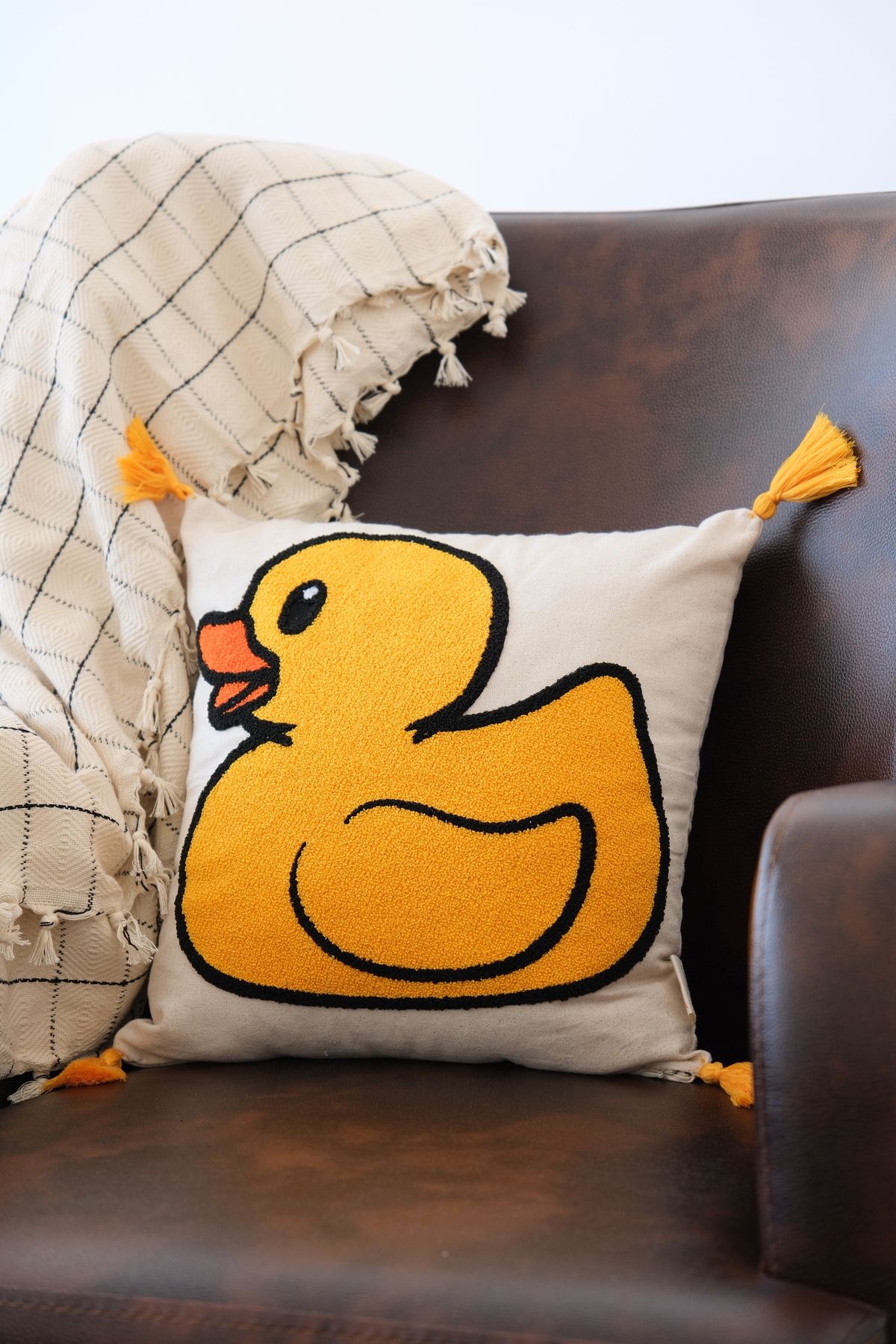 KASH %100 Keten El Yapımı Yastık Kılıfı – 40x40 cm Özel Tasarım, Doğal ve Şık