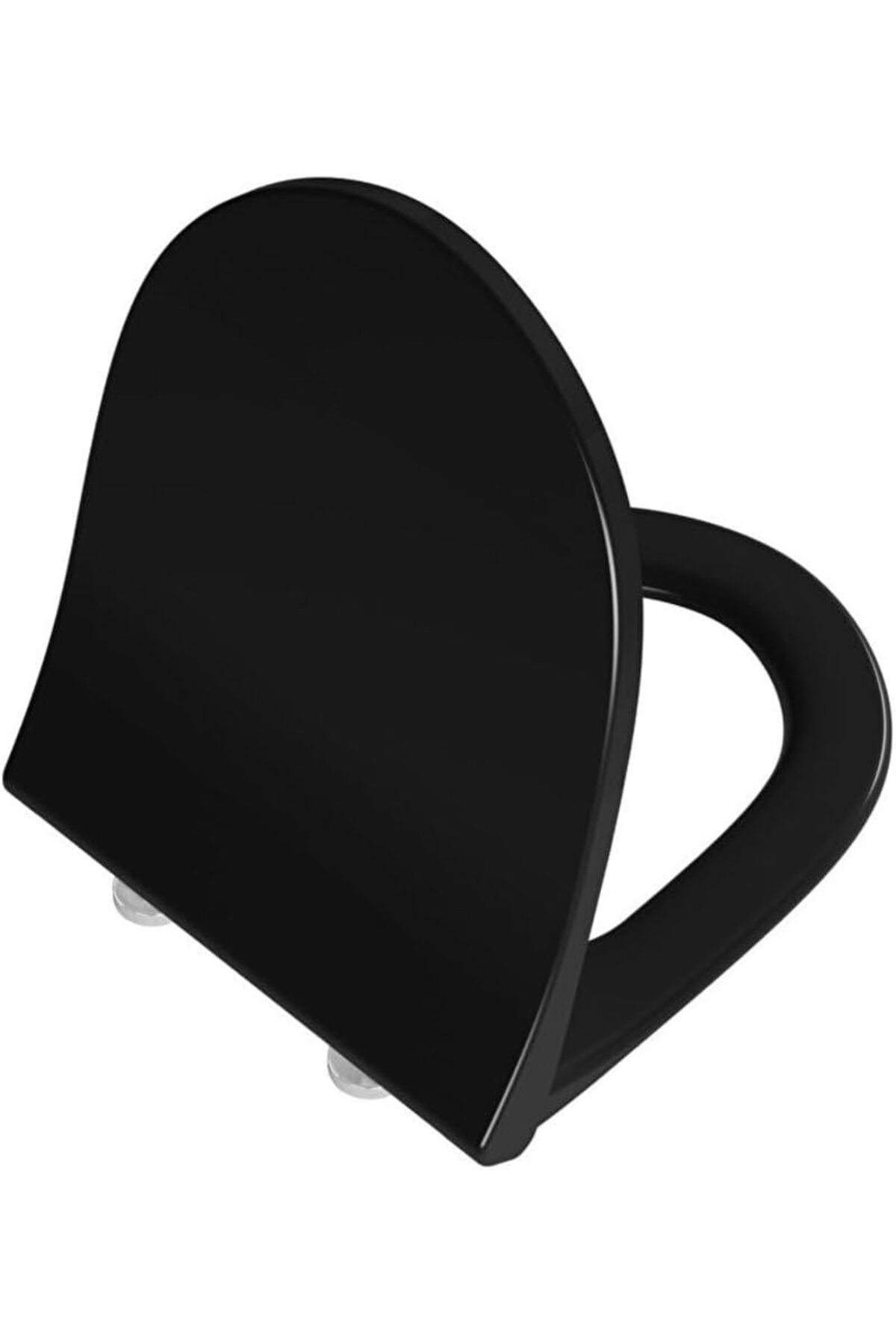 yenibagshop Sento 130-070R009 İnce Klozet Kapağı, Siyah