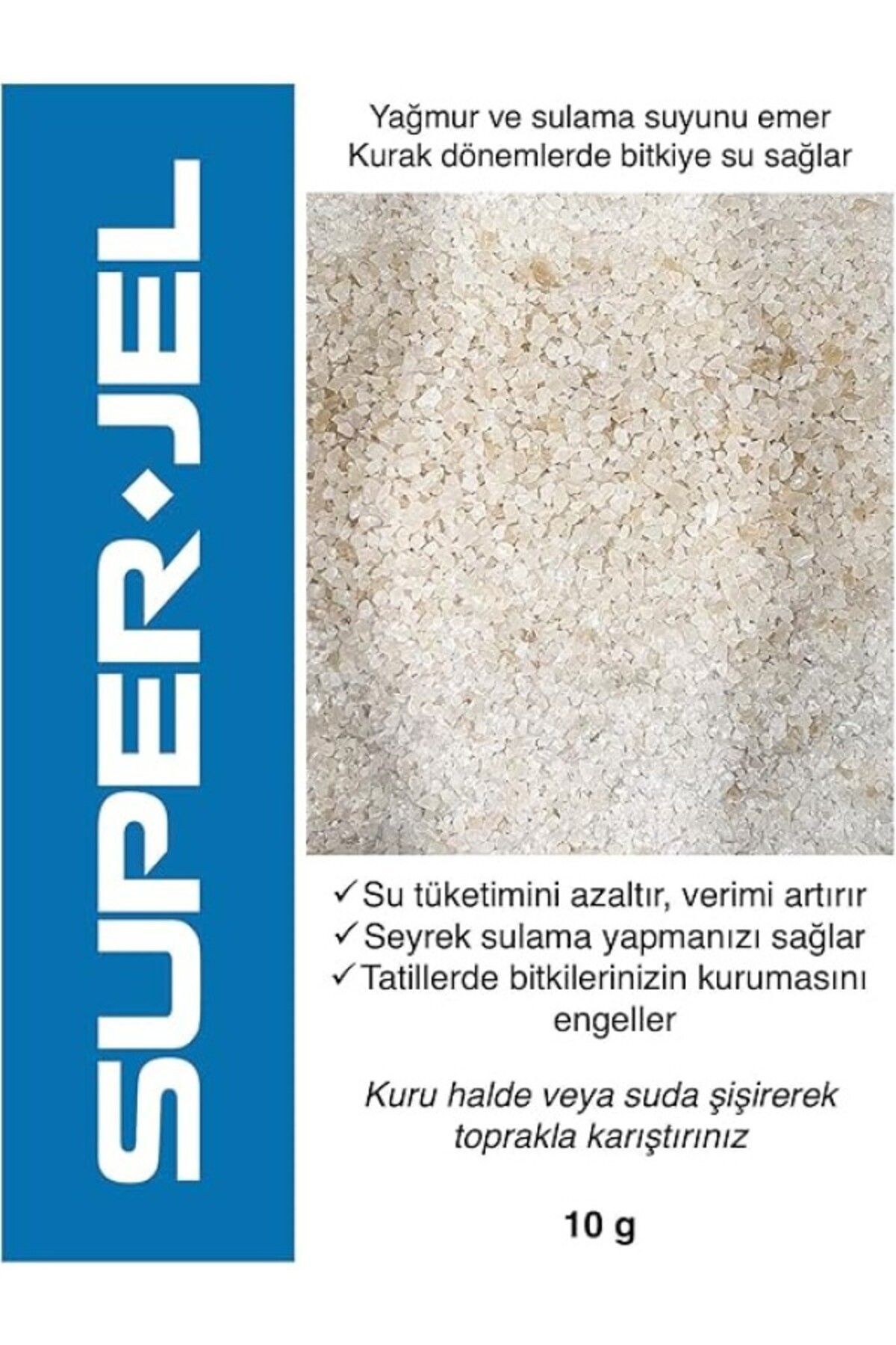 ShopZum Super-Jel Süper Emici Polimer (1, 10 Gram)