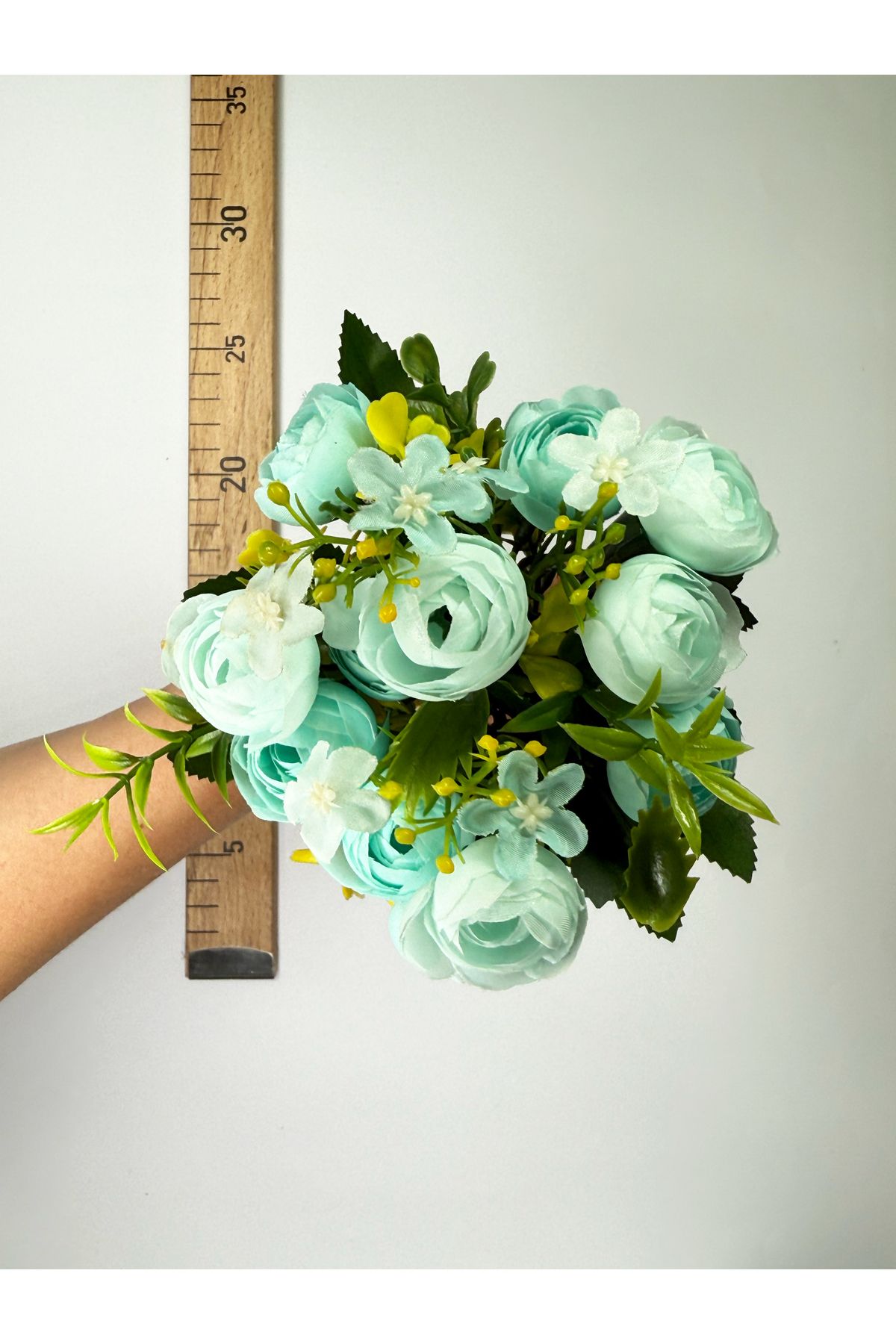 Hobi Stok Yapay Çiçek - Mineli Şakayık Küçük Buket - 30cm yükseklik