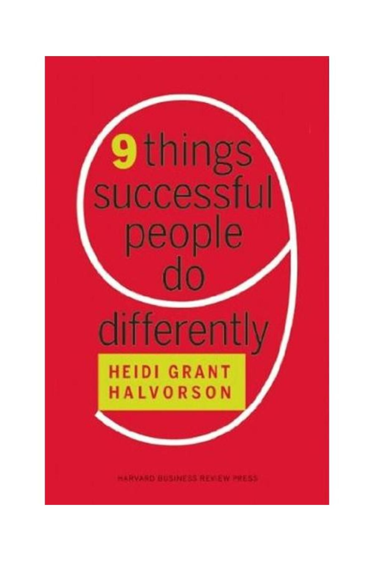 Harvard University Press Nine Things Successful People Do Differently (Ciltli)