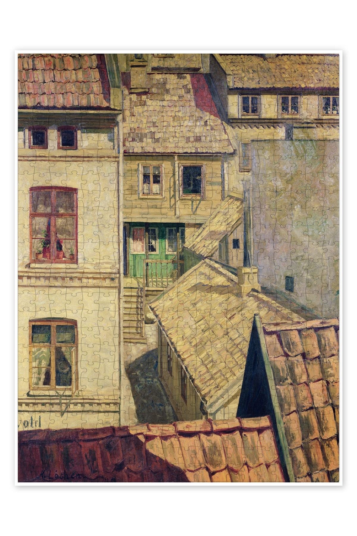 Jeronkarji Vika'dan, 1884 500 Parça Puzzle Yapboz Şehir Manzara Temalı Hobilik
