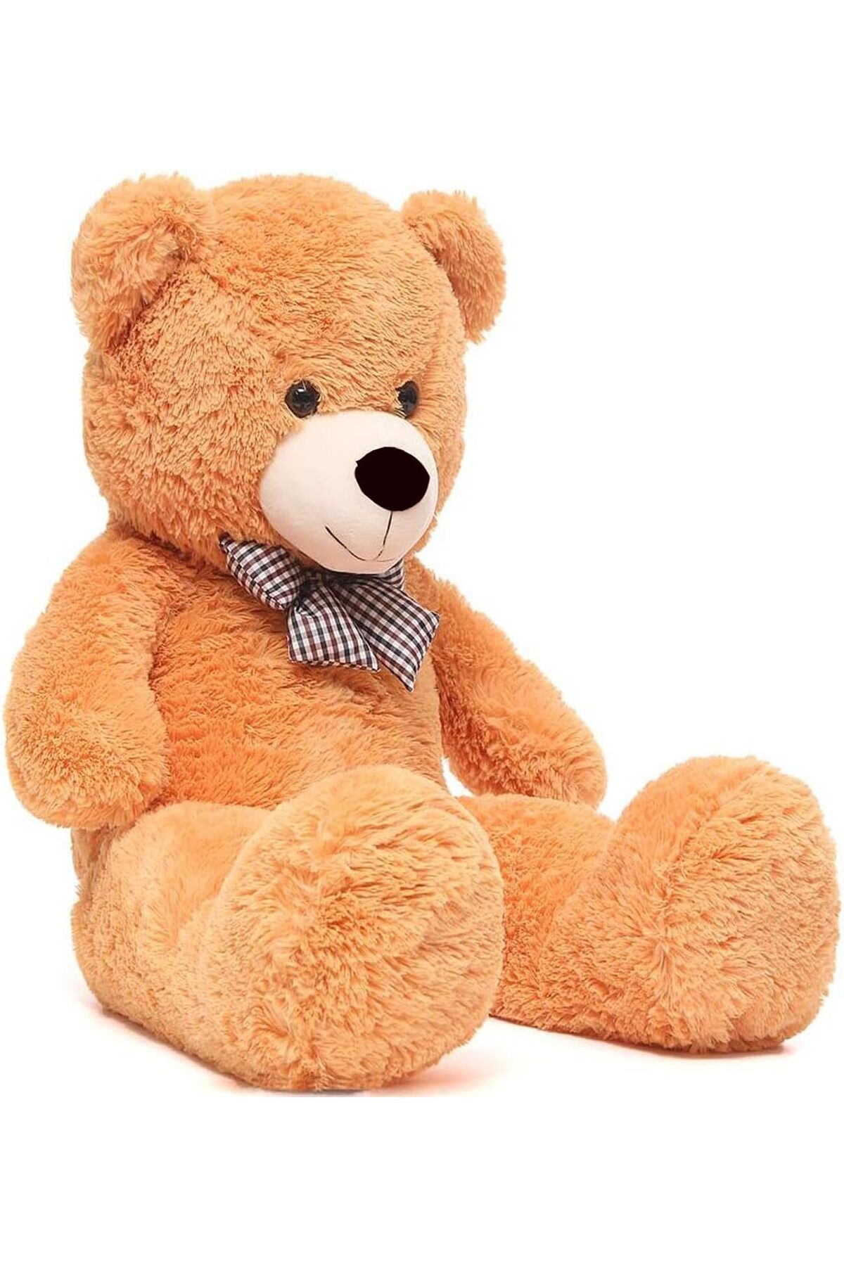 yenibagshop Özel Hediye- Papyonlu 140 Cm Dev BOY Sevimli Peluş Koca Ayı - Özel Fiyat Kahverengi