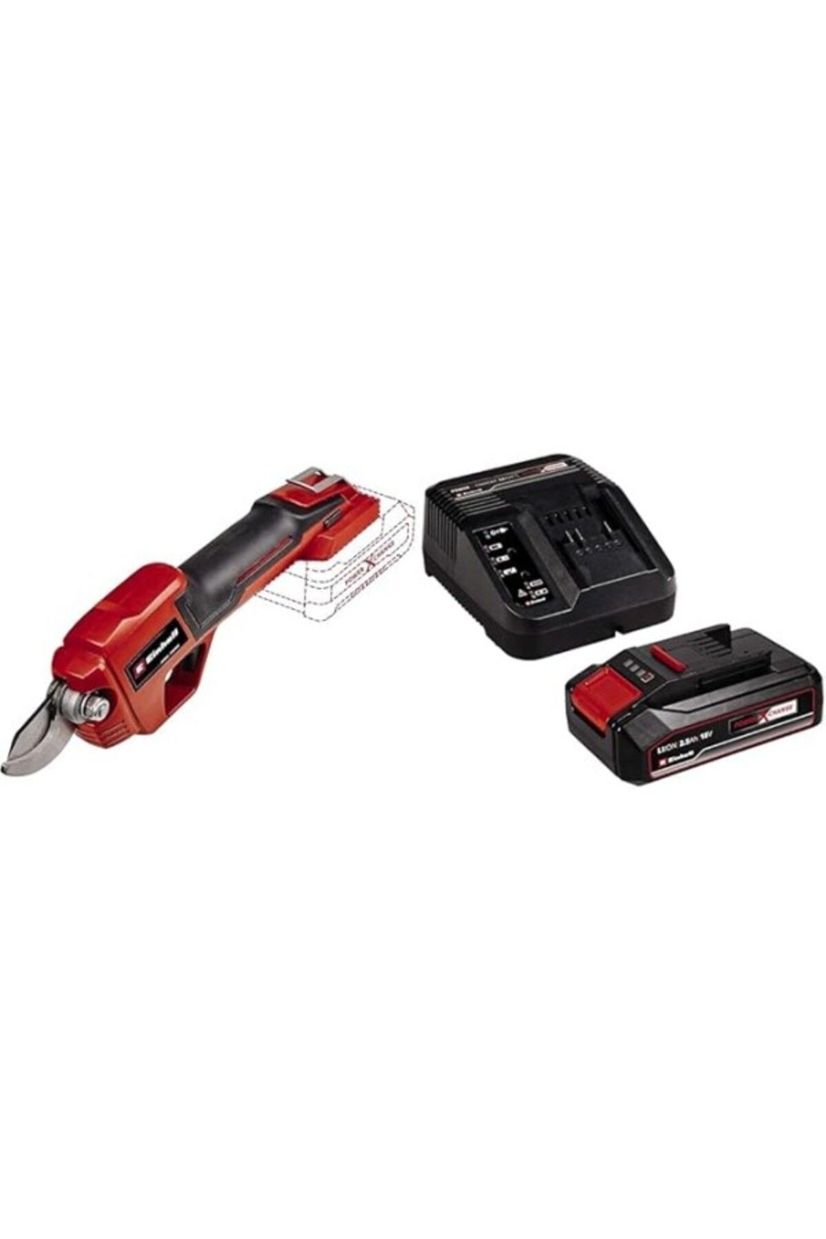 ShopZum Ge-Ls 18 Li - Solo, Akülü Budama Makası Ve 18V 2,5 Ah Pxc Starter Kit (Başlangıç
