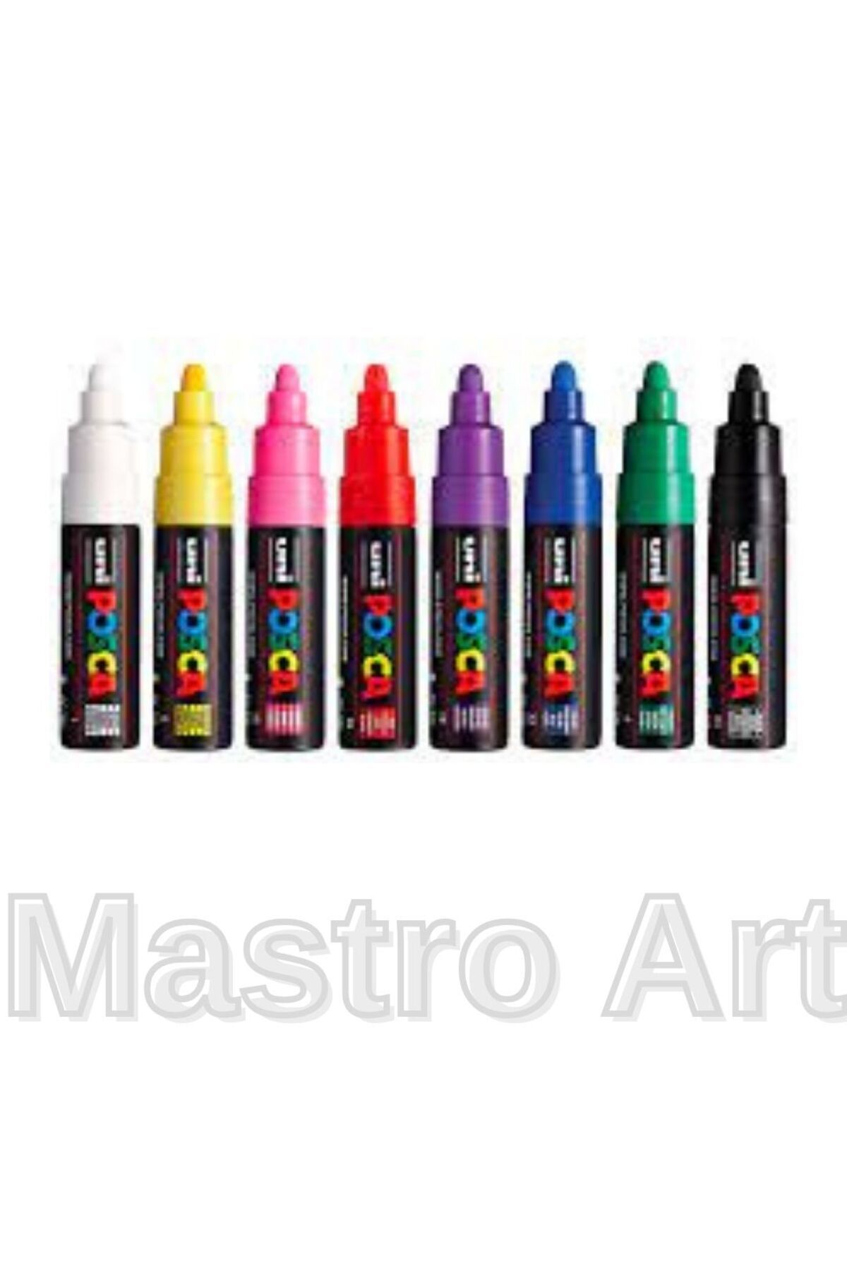 Mastro Art Posca Marker Akrilik Kalem Pc-7m 4.5-5.5 Mm 8'li Genel Paket Seti