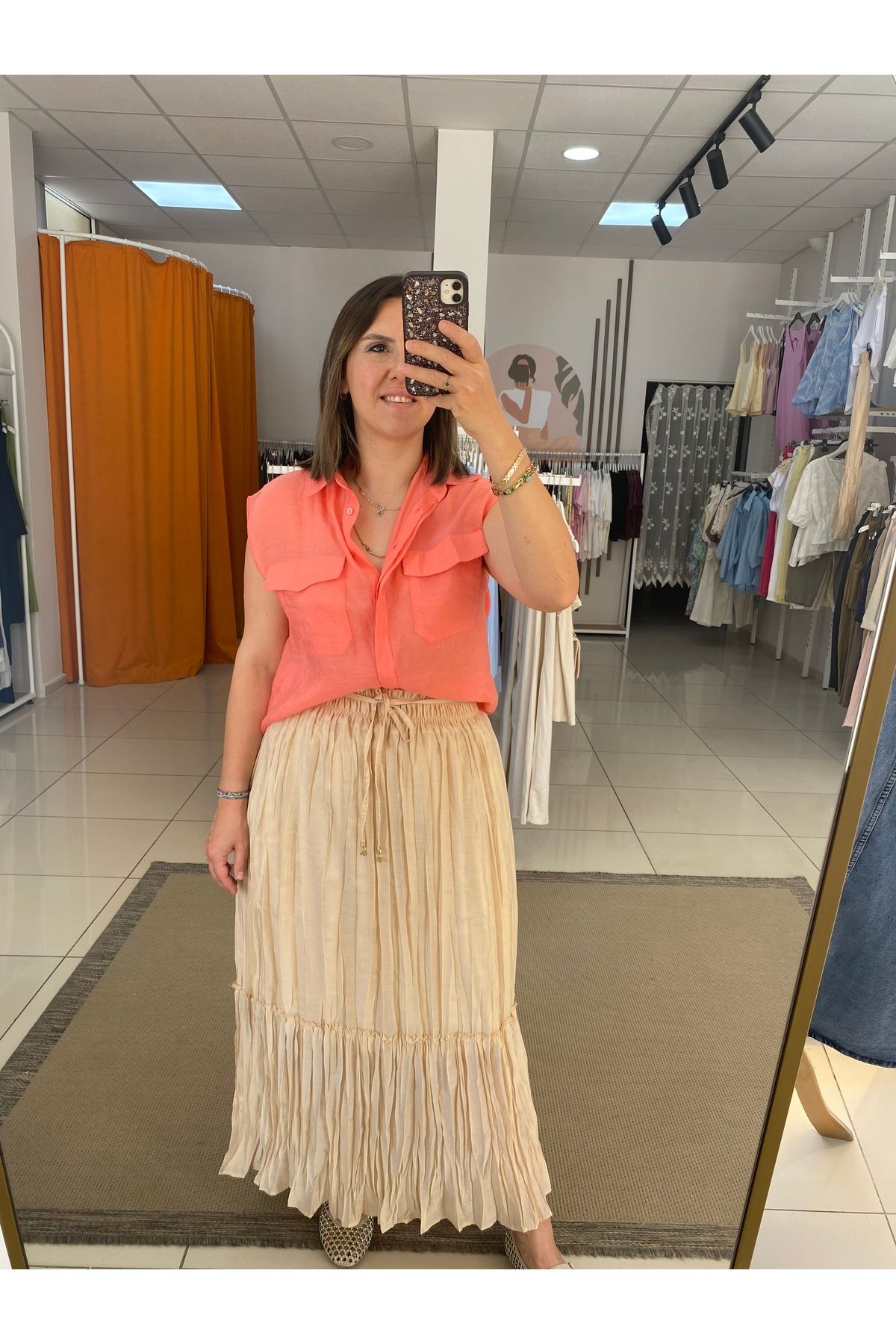 MODA Piliseli etek