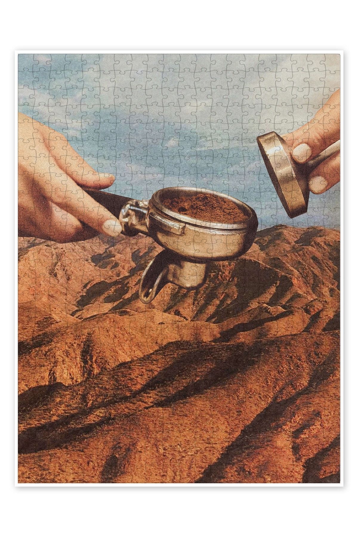 Jeronkarji Barista Coffee County 500 Parça Puzzle Yapboz Mutfak Temalı Yetişkinler için