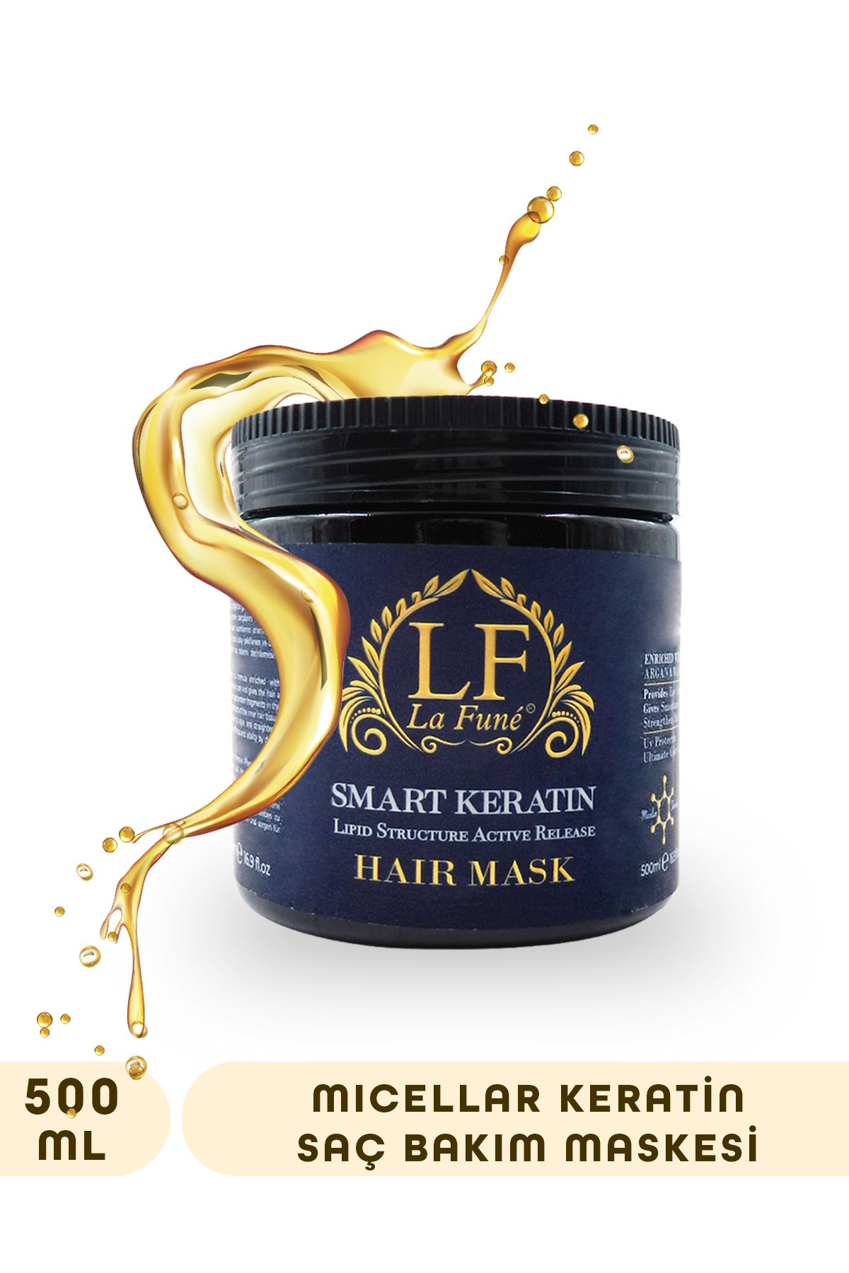 LF Lafune Smart Keratin Micellar Teknolojili Onarıcı Saç Bakım Kremi 500 ml