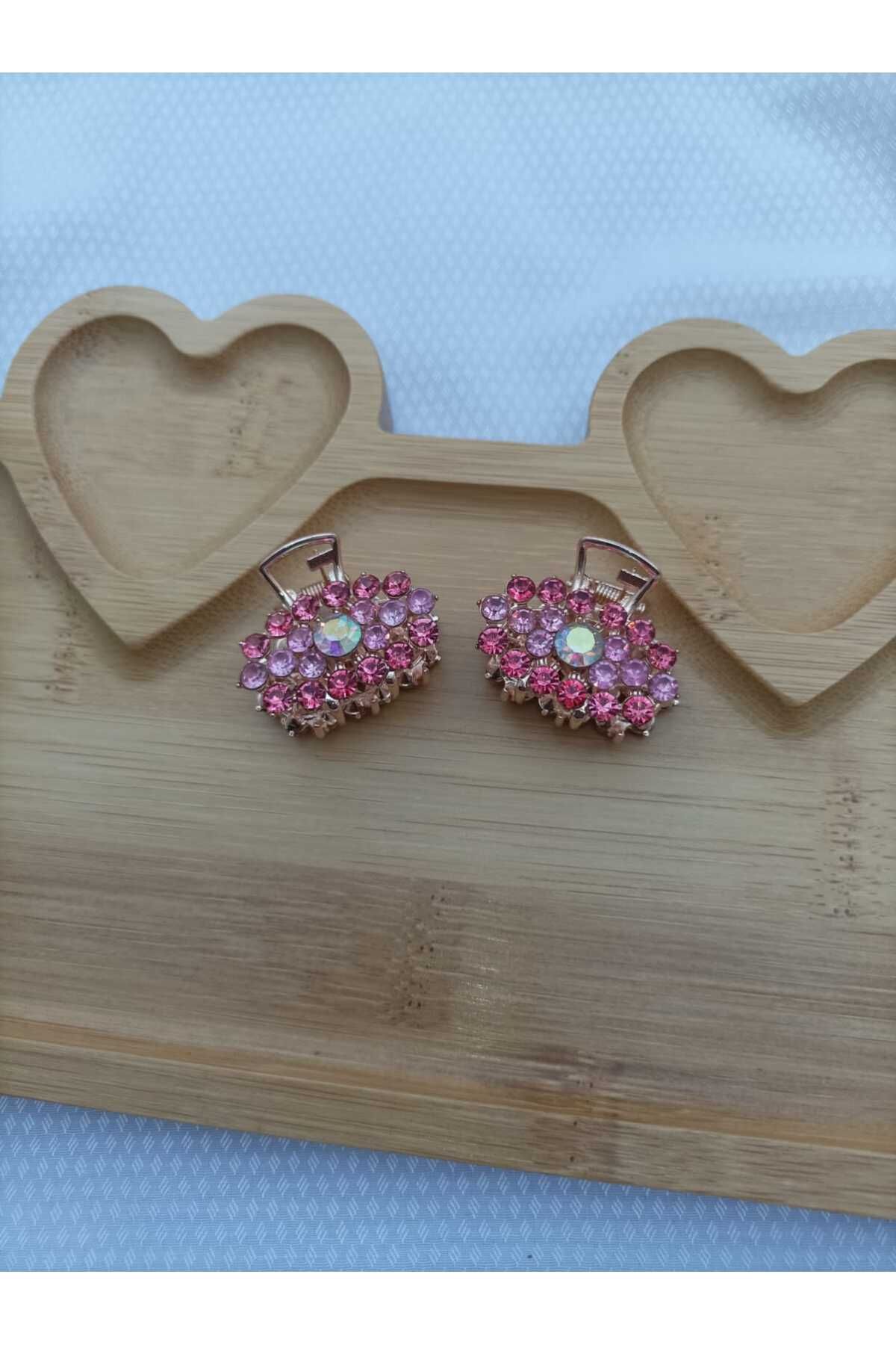 JHTshop 2li Taşlı Mandal Toka Kadın* 2,5cm/ *2,5cm*