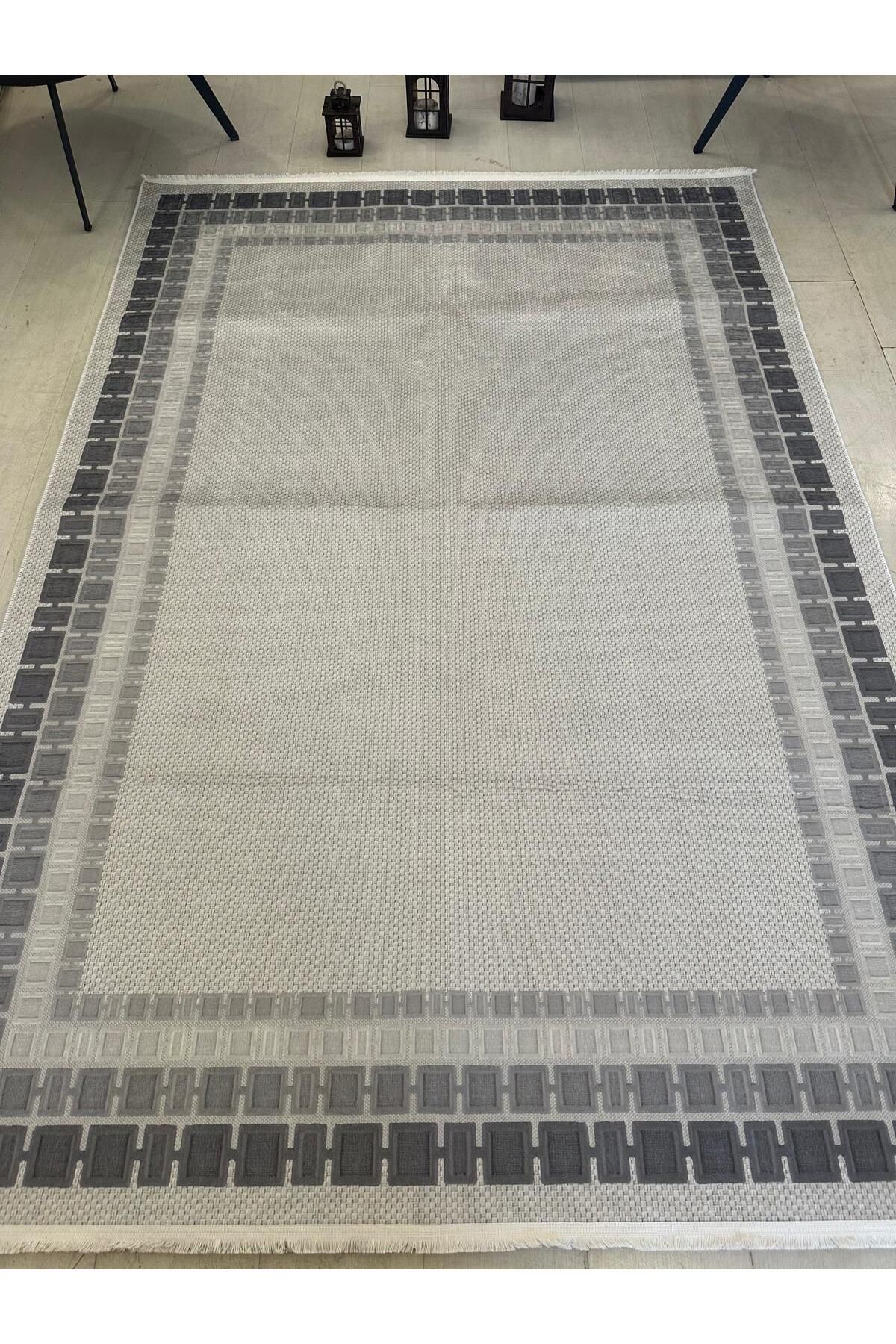 Home Dijital Baskılı Halı Modern Desen Kaymaz Taban Makinede Yıkanabilir Salon Mutfak Halısı