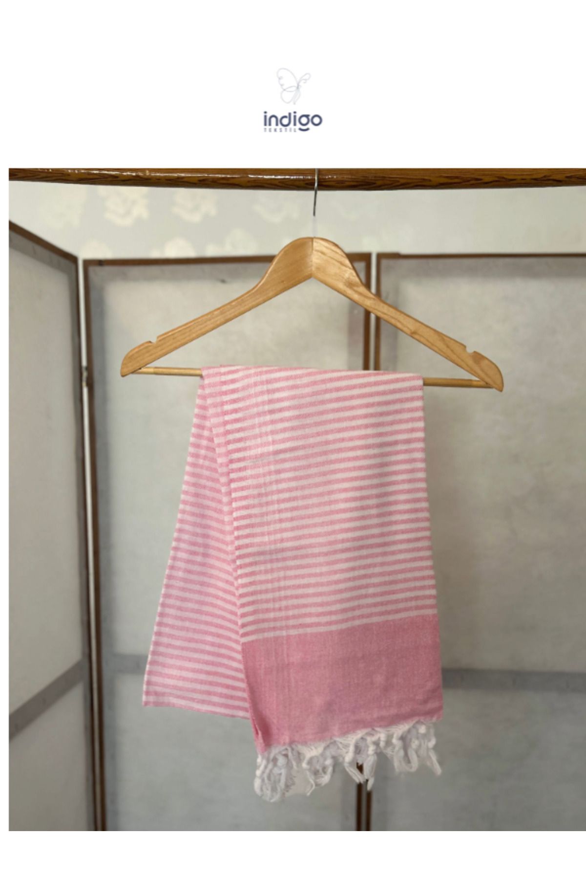 Home 100*180 pembe %100 pamuk çok amaçlı peştemal