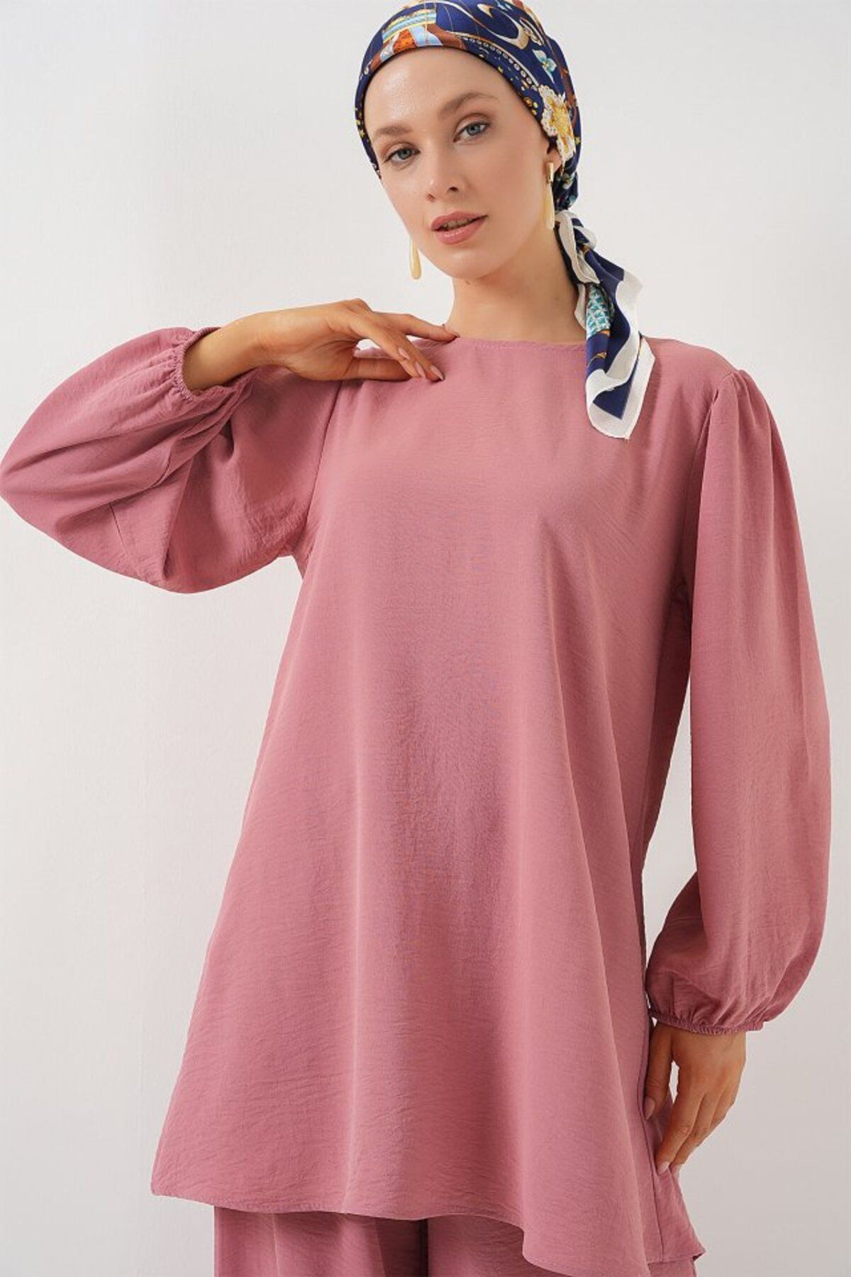 Albayrak Ayrobin Tunik Pantolon Alt Üst Takım 6712 - Pembe