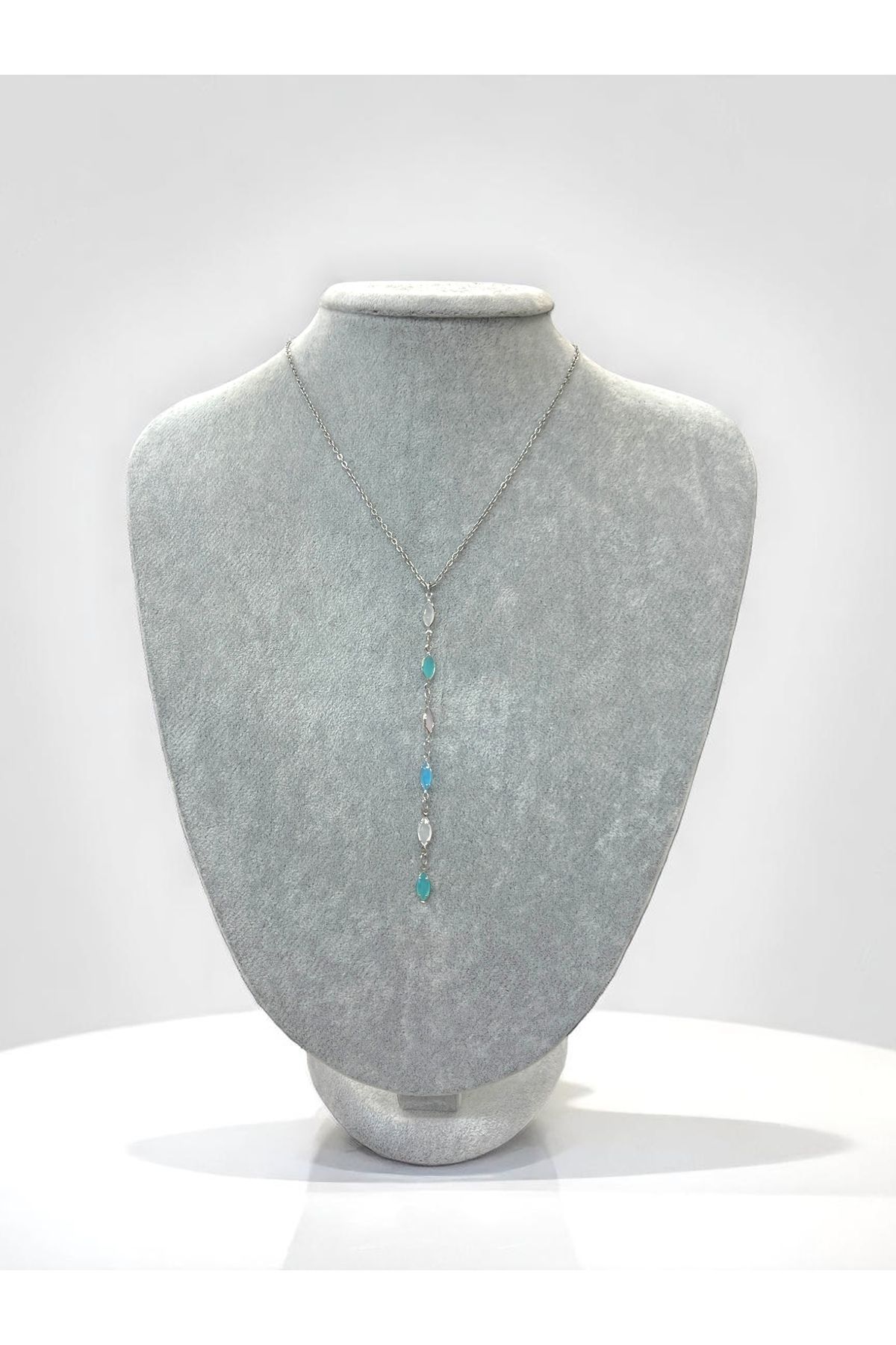 Esdem Accessories Pastel renkli Y kolye