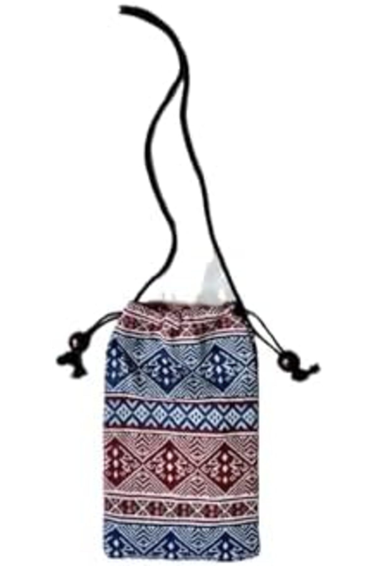 Generic-2 Pcs of Cloth Drawstring Mini Bag With Strap Ancient Style (02) 18×12 cm 4