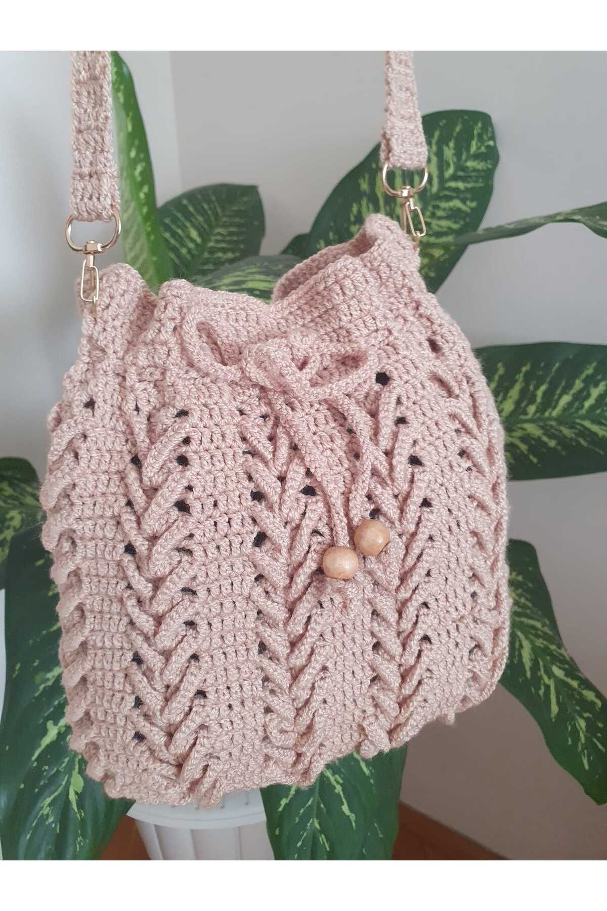 NEXT LİFE STORE El Örgüsü Askılı Çanta