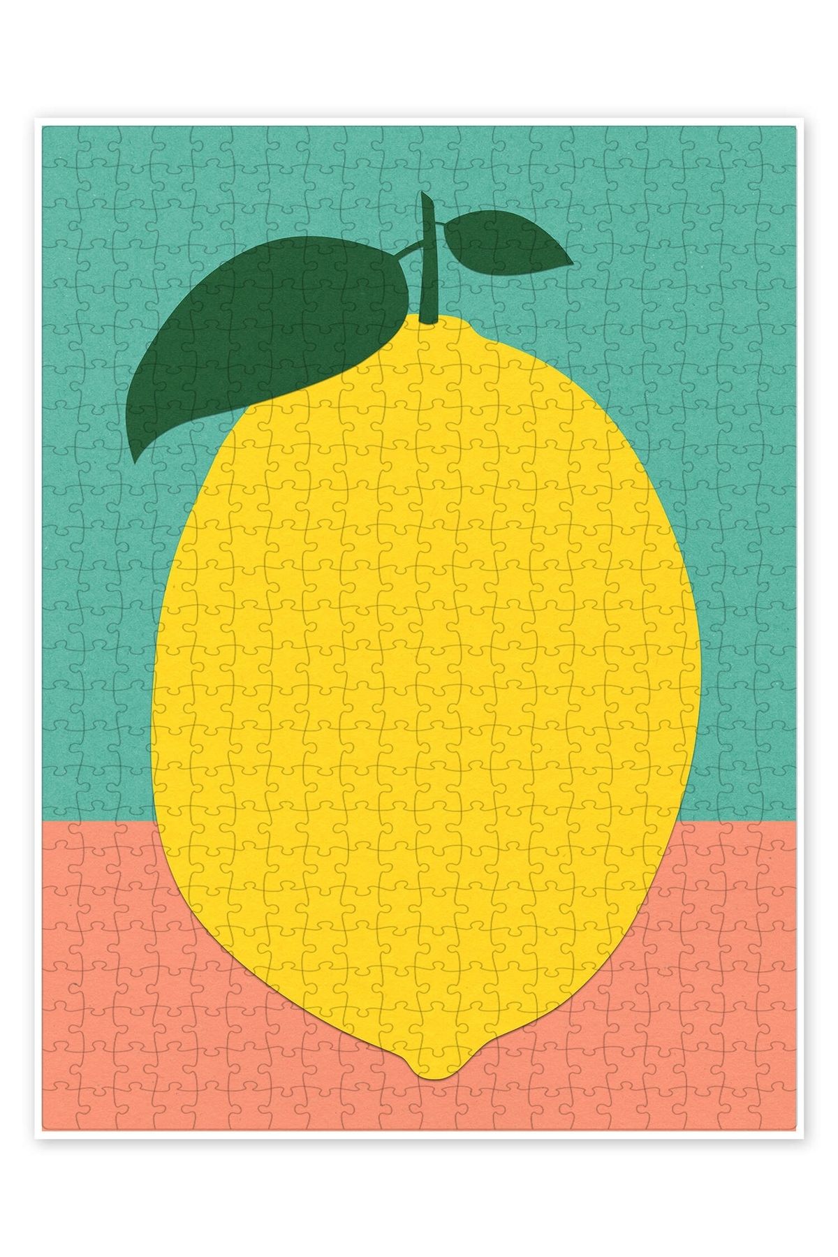 Jeronkarji İki Yapraklı Limon 500 Parça Puzzle Yapboz Mutfak Temalı Yetişkinler için