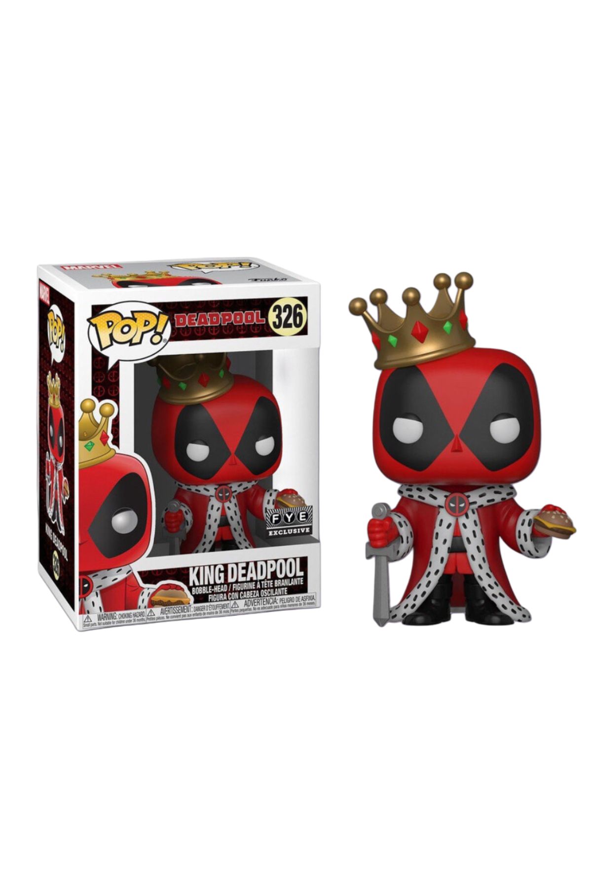 Funko Marvel King Deadpool Exclusive Pop #326